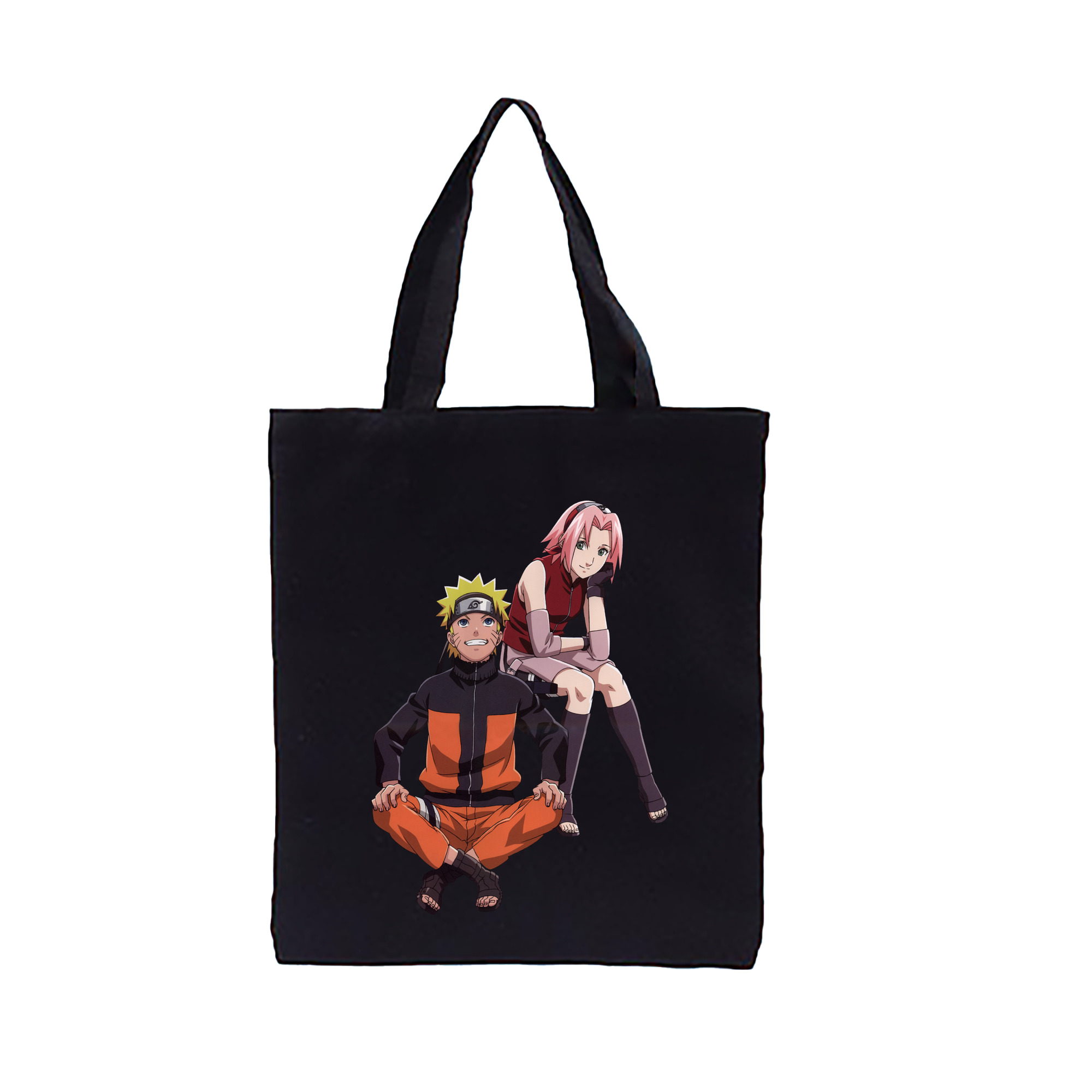 （画像用） NARUTO -ナルト- うずまき ナルト Uzumaki Naruto 縦型キャンバス生地手提げバッグ　トートバッグ