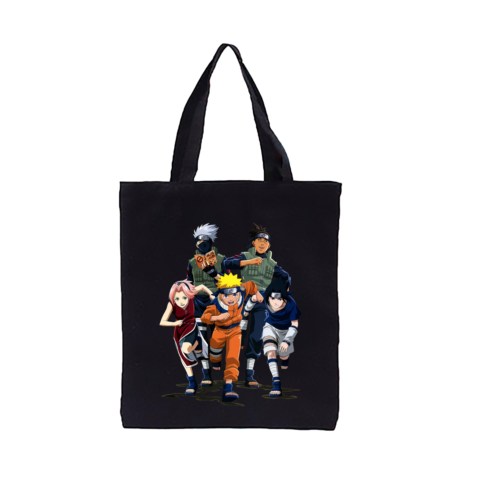 （画像用） NARUTO -ナルト- うずまき ナルト Uzumaki Naruto 縦型キャンバス生地手提げバッグ　トートバッグ