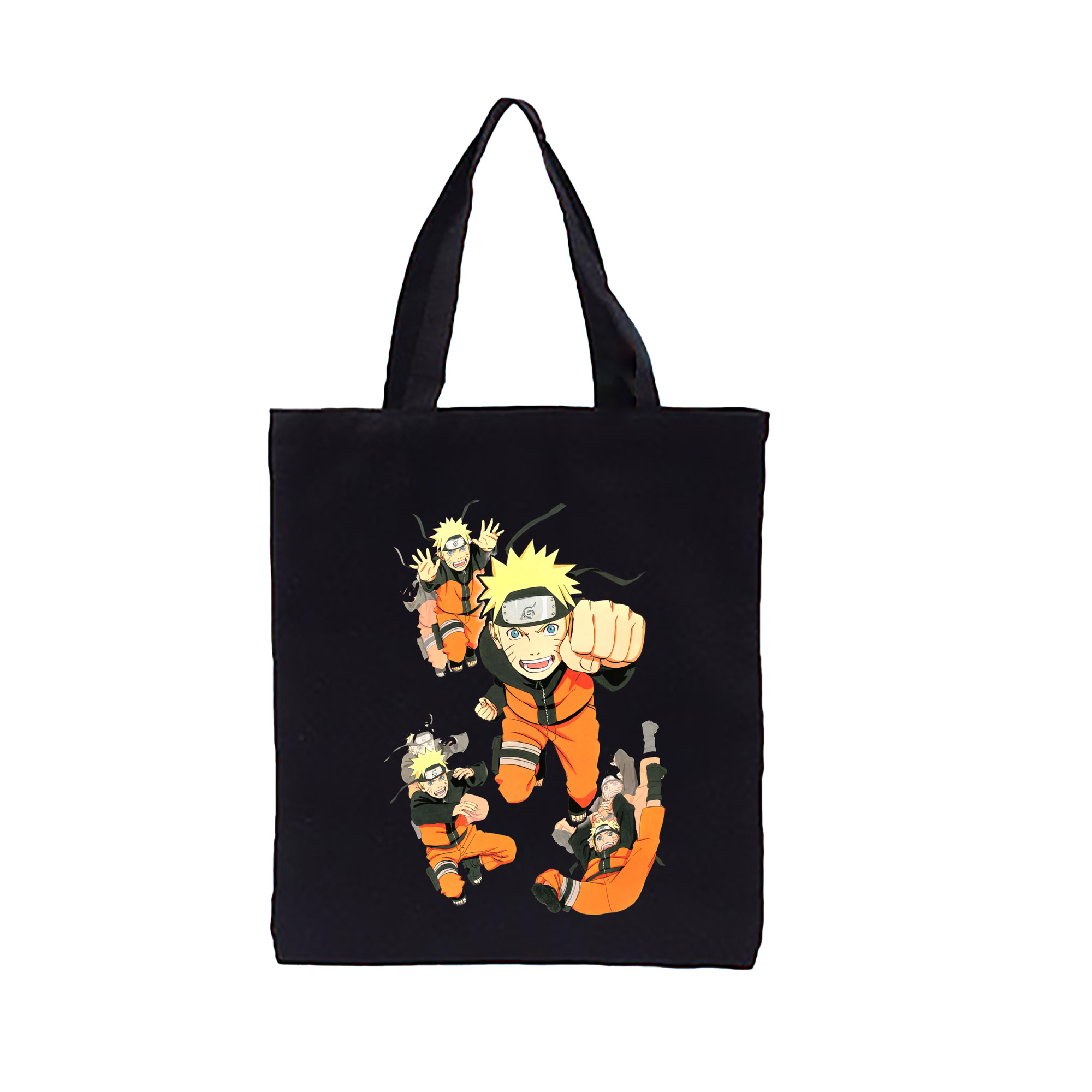 （画像用） NARUTO -ナルト- うずまき ナルト Uzumaki Naruto 縦型キャンバス生地手提げバッグ　トートバッグ