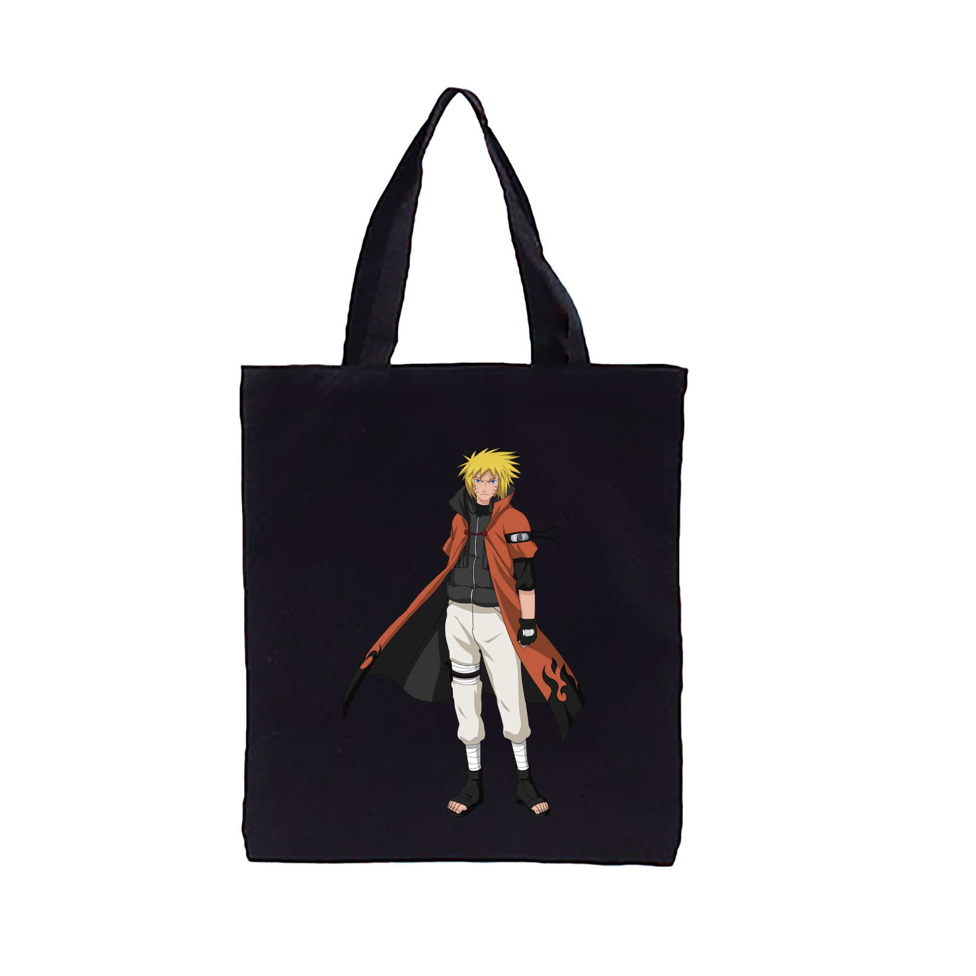 （画像用） NARUTO -ナルト- うずまき ナルト Uzumaki Naruto 縦型キャンバス生地手提げバッグ　トートバッグ