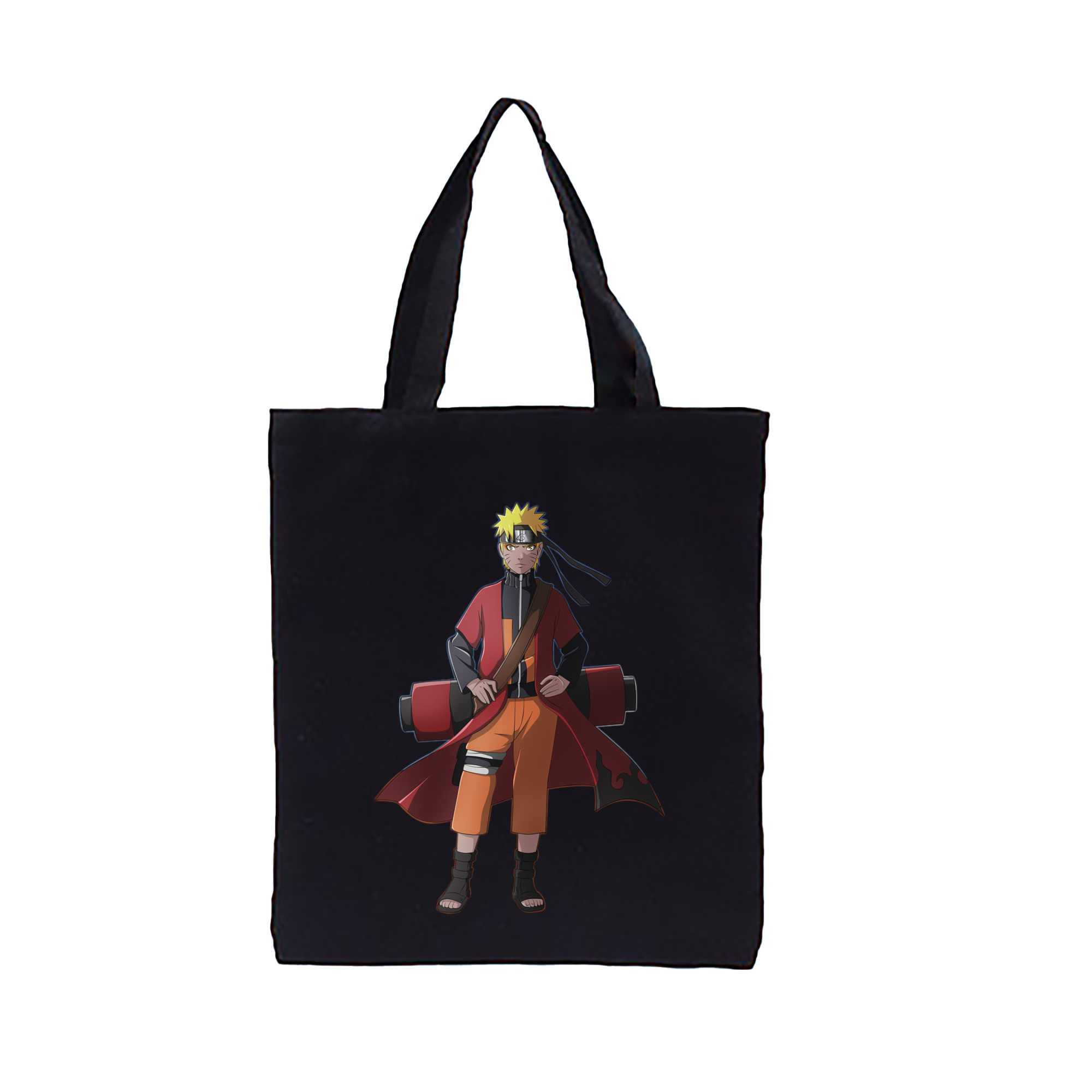 （画像用） NARUTO -ナルト- うずまき ナルト Uzumaki Naruto 縦型キャンバス生地手提げバッグ　トートバッグ