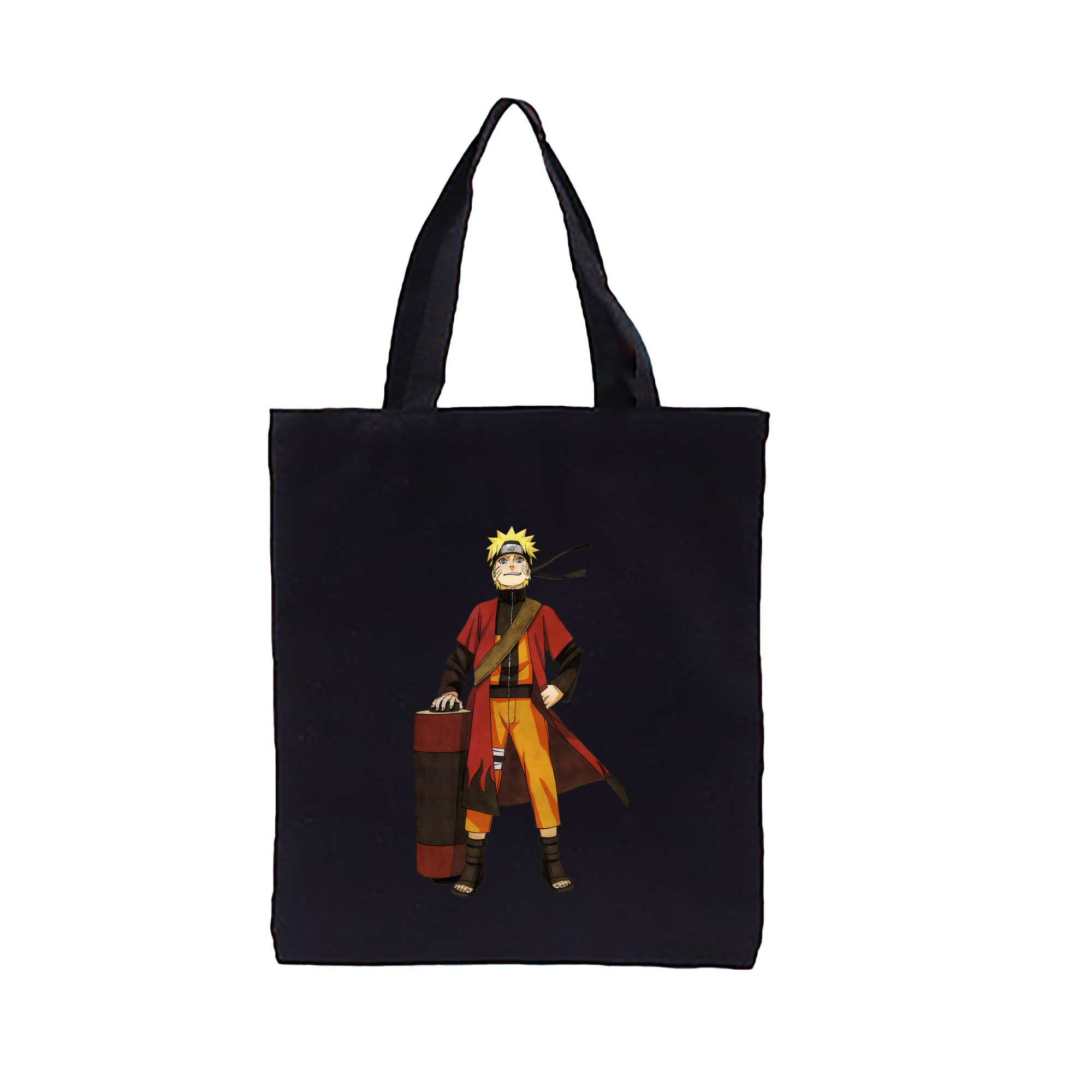 （画像用） NARUTO -ナルト- うずまき ナルト Uzumaki Naruto 縦型キャンバス生地手提げバッグ　トートバッグ