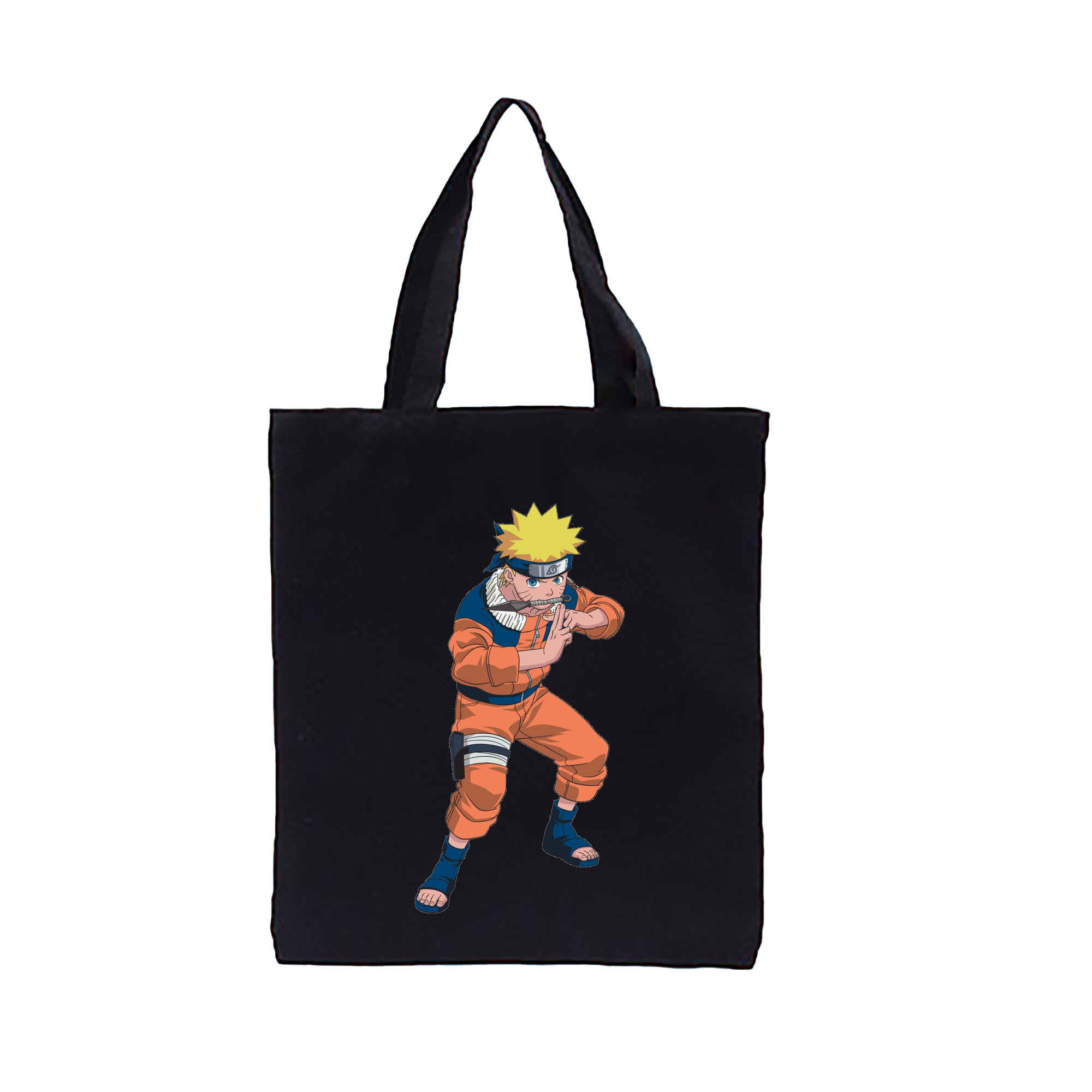 （画像用） NARUTO -ナルト- うずまき ナルト Uzumaki Naruto 縦型キャンバス生地手提げバッグ　トートバッグ