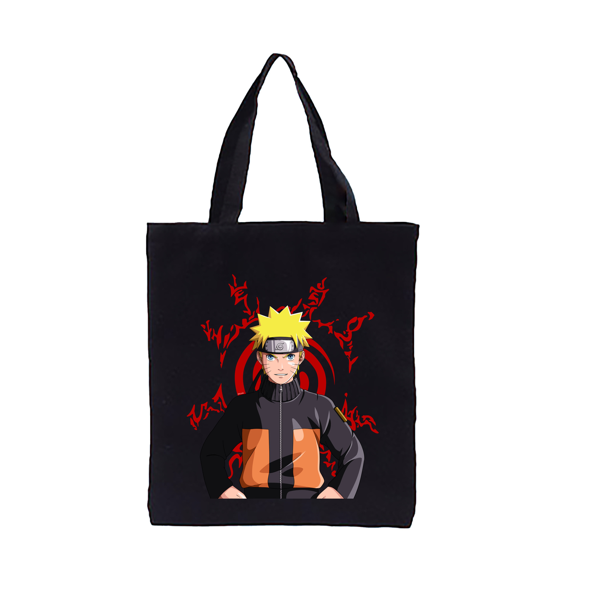 （画像用） NARUTO -ナルト- うずまき ナルト Uzumaki Naruto 縦型キャンバス生地手提げバッグ　トートバッグ
