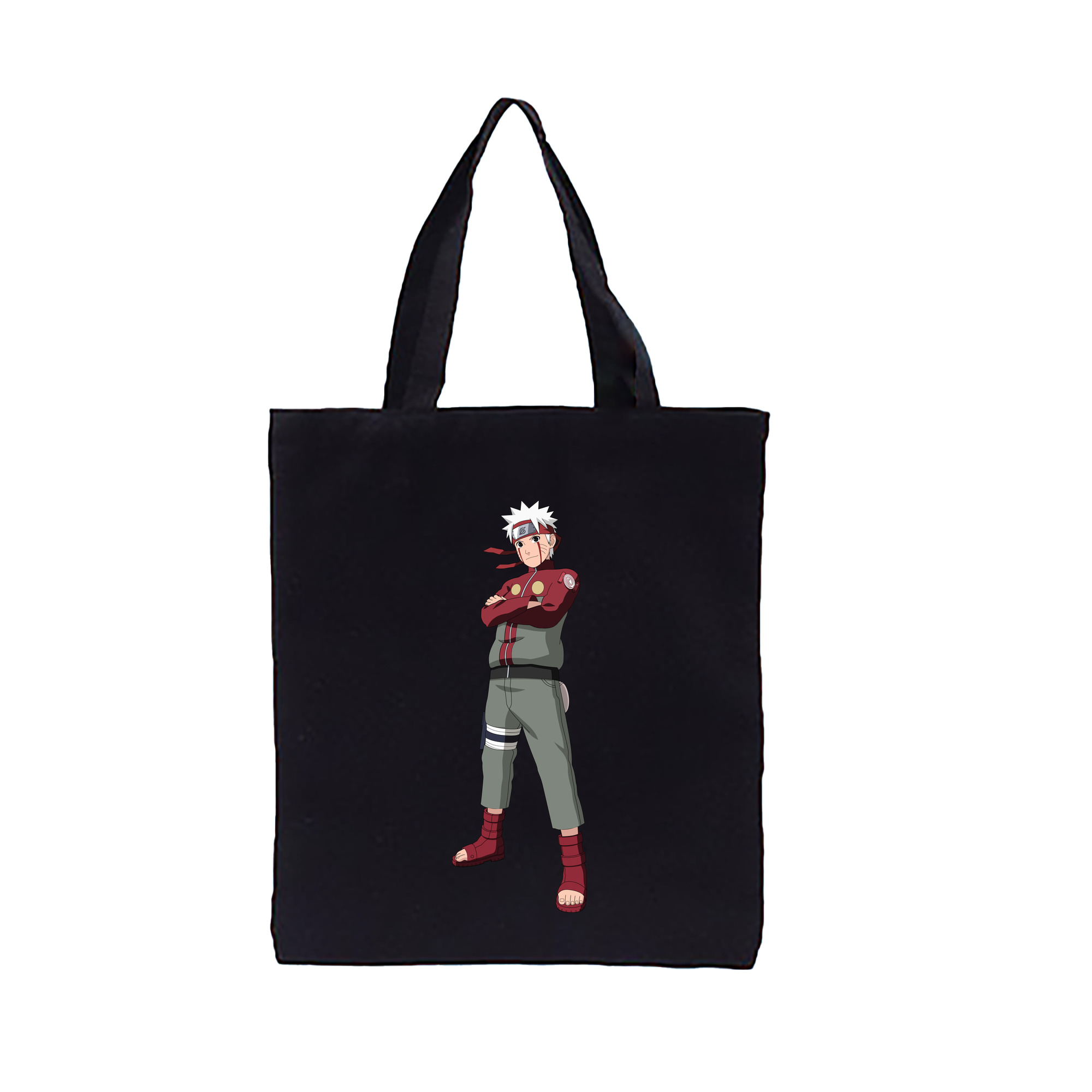 （画像用） NARUTO -ナルト- うずまき ナルト Uzumaki Naruto 縦型キャンバス生地手提げバッグ　トートバッグ