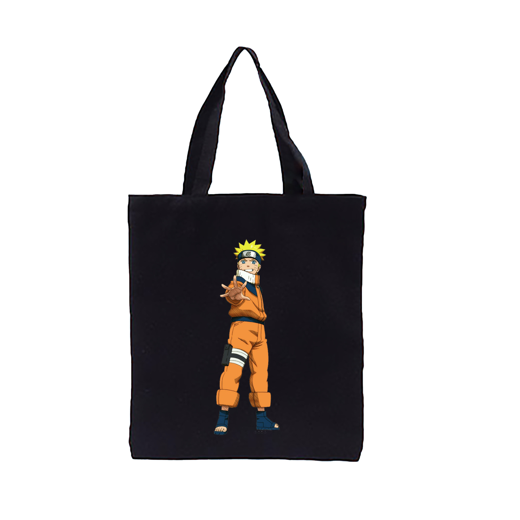 （画像用） NARUTO -ナルト- うずまき ナルト Uzumaki Naruto 縦型キャンバス生地手提げバッグ　トートバッグ