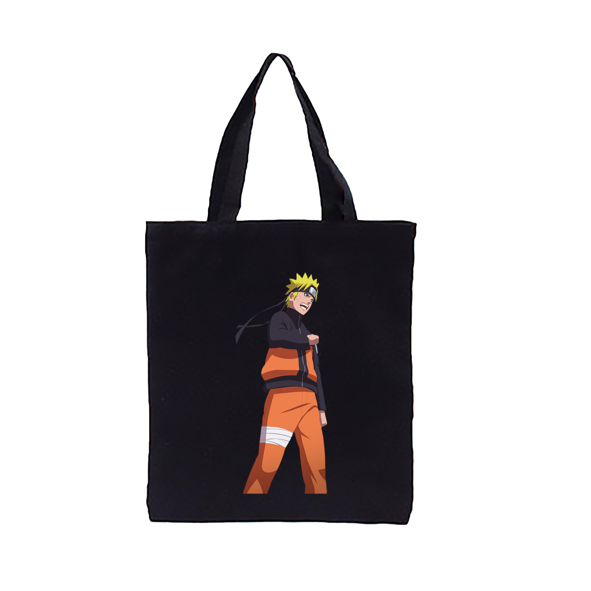 （画像用） NARUTO -ナルト- うずまき ナルト Uzumaki Naruto 縦型キャンバス生地手提げバッグ　トートバッグ