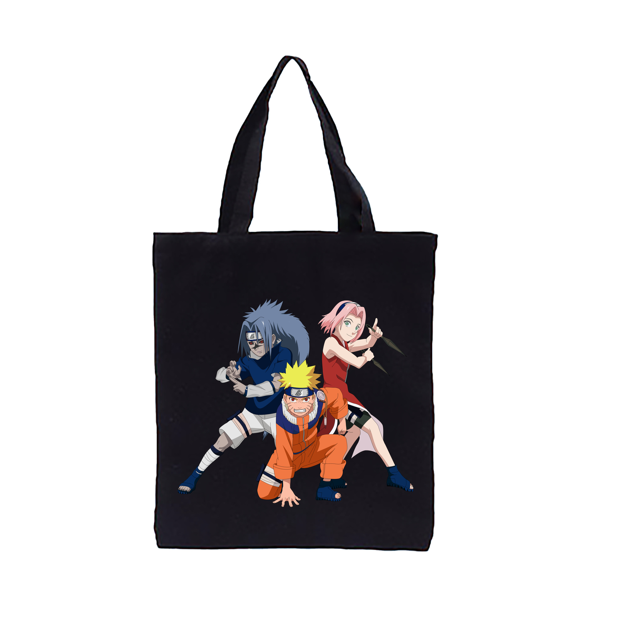 （画像用） NARUTO -ナルト- うずまき ナルト Uzumaki Naruto 縦型キャンバス生地手提げバッグ　トートバッグ
