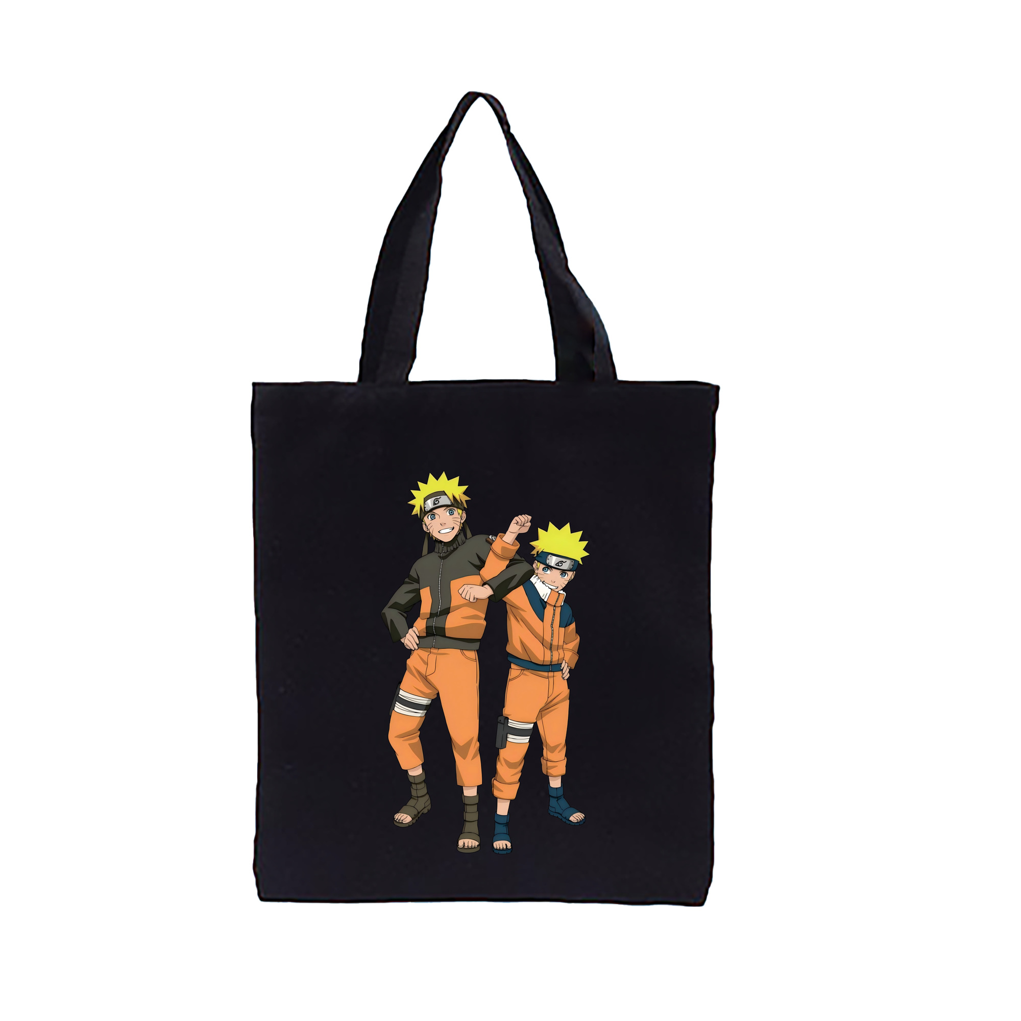 （画像用） NARUTO -ナルト- うずまき ナルト Uzumaki Naruto 縦型キャンバス生地手提げバッグ　トートバッグ