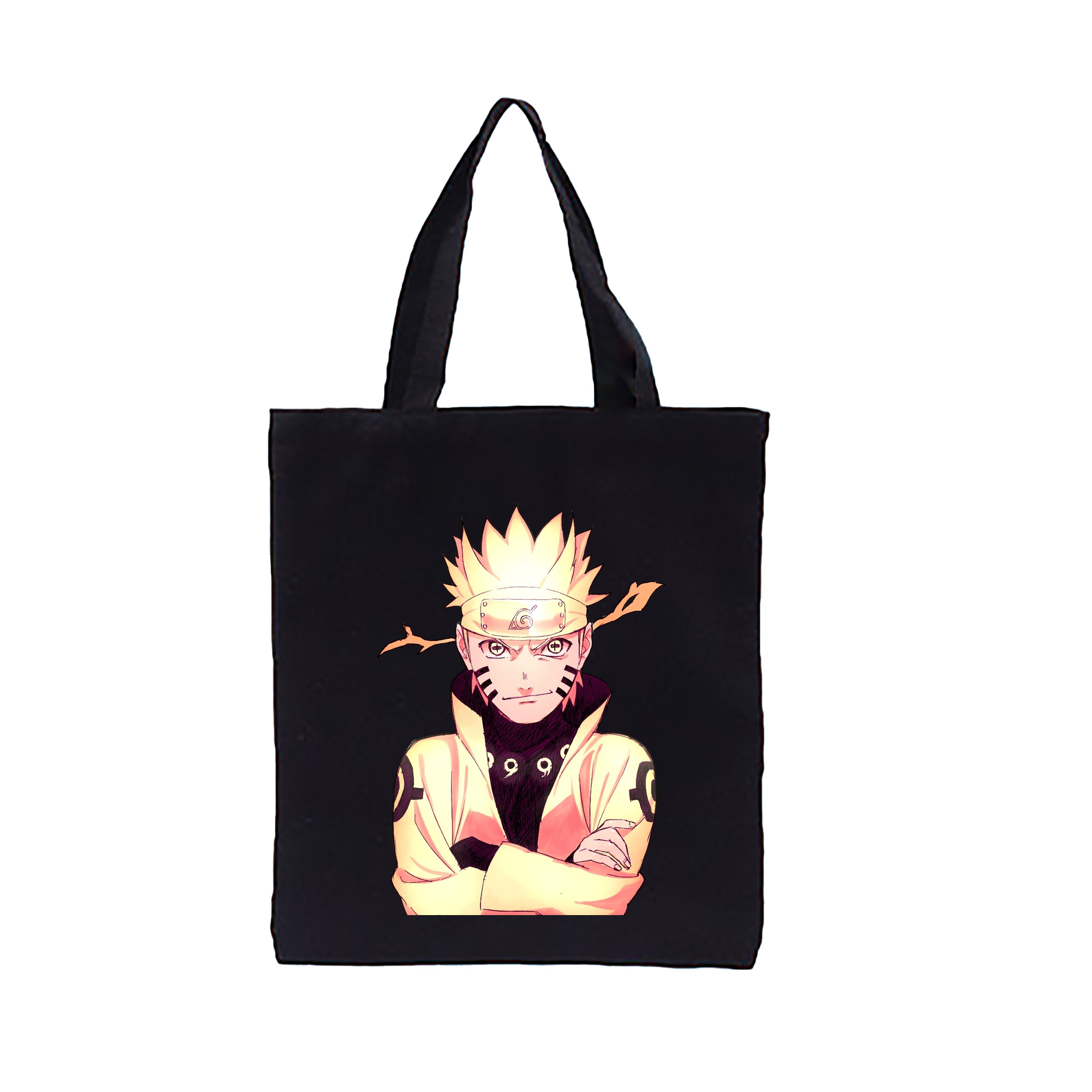 （画像用） NARUTO -ナルト- うずまき ナルト Uzumaki Naruto 縦型キャンバス生地手提げバッグ　トートバッグ