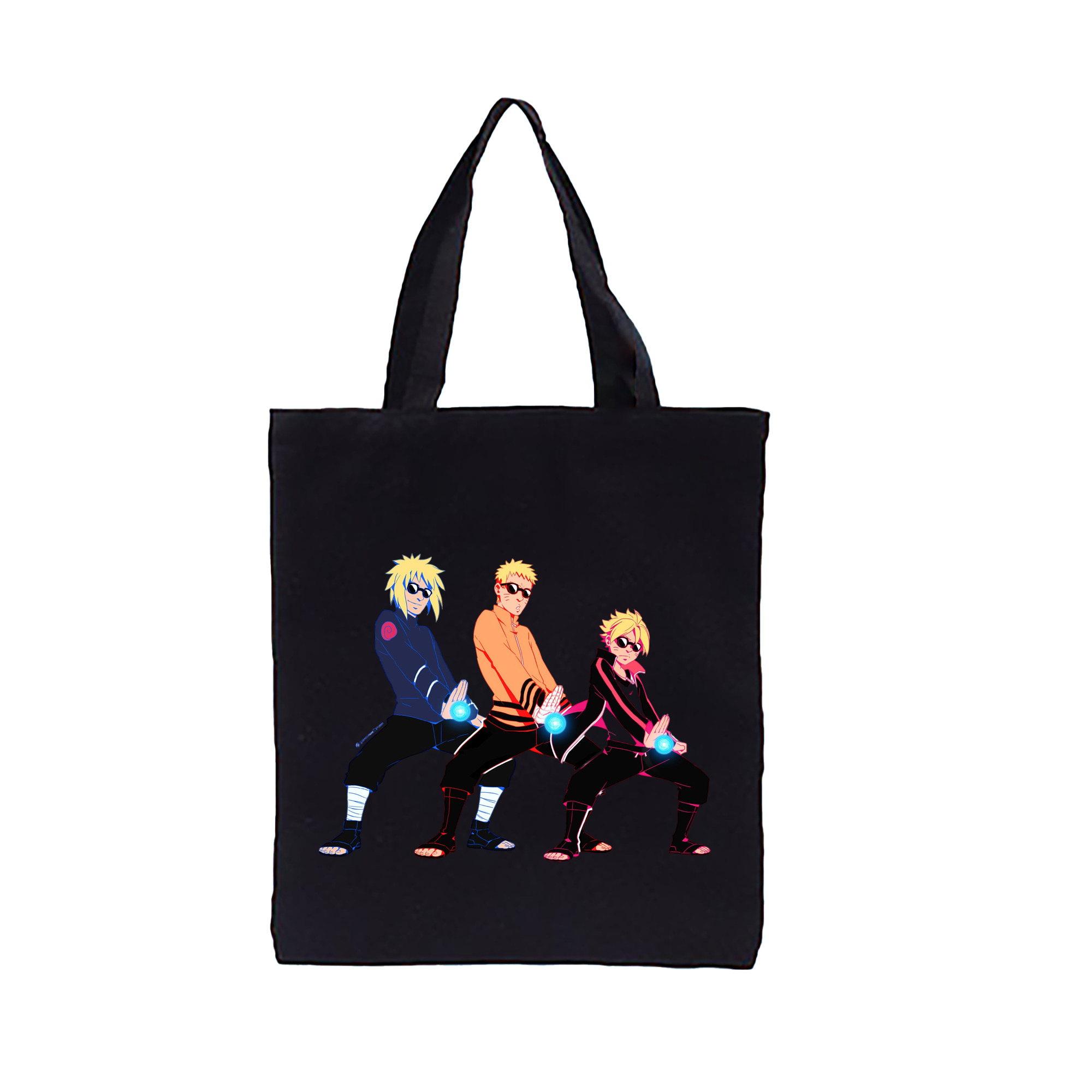 （画像用） NARUTO -ナルト- うずまき ナルト Uzumaki Naruto 縦型キャンバス生地手提げバッグ　トートバッグ