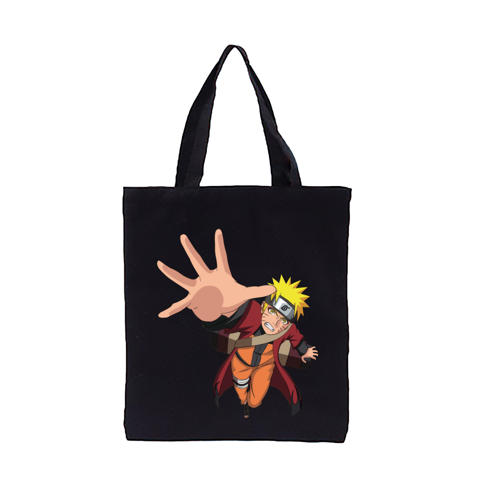 （画像用） NARUTO -ナルト- うずまき ナルト Uzumaki Naruto 縦型キャンバス生地手提げバッグ　トートバッグ