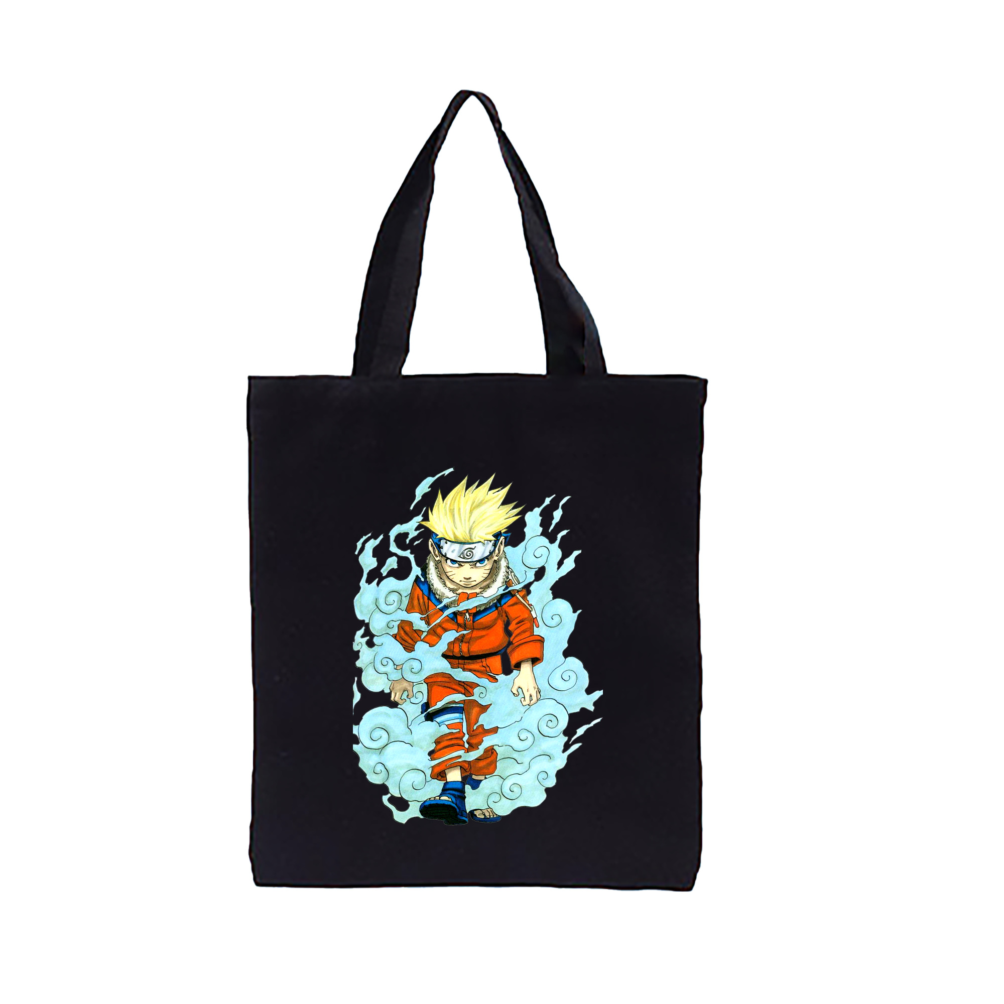 （画像用） NARUTO -ナルト- うずまき ナルト Uzumaki Naruto 縦型キャンバス生地手提げバッグ　トートバッグ