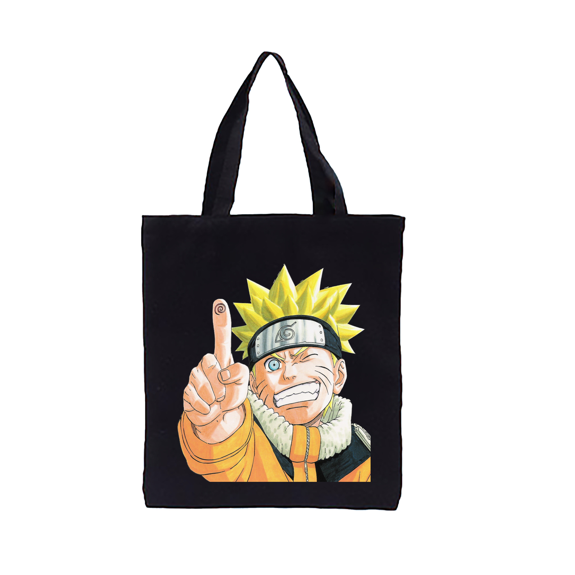 （画像用） NARUTO -ナルト- うずまき ナルト Uzumaki Naruto 縦型キャンバス生地手提げバッグ　トートバッグ