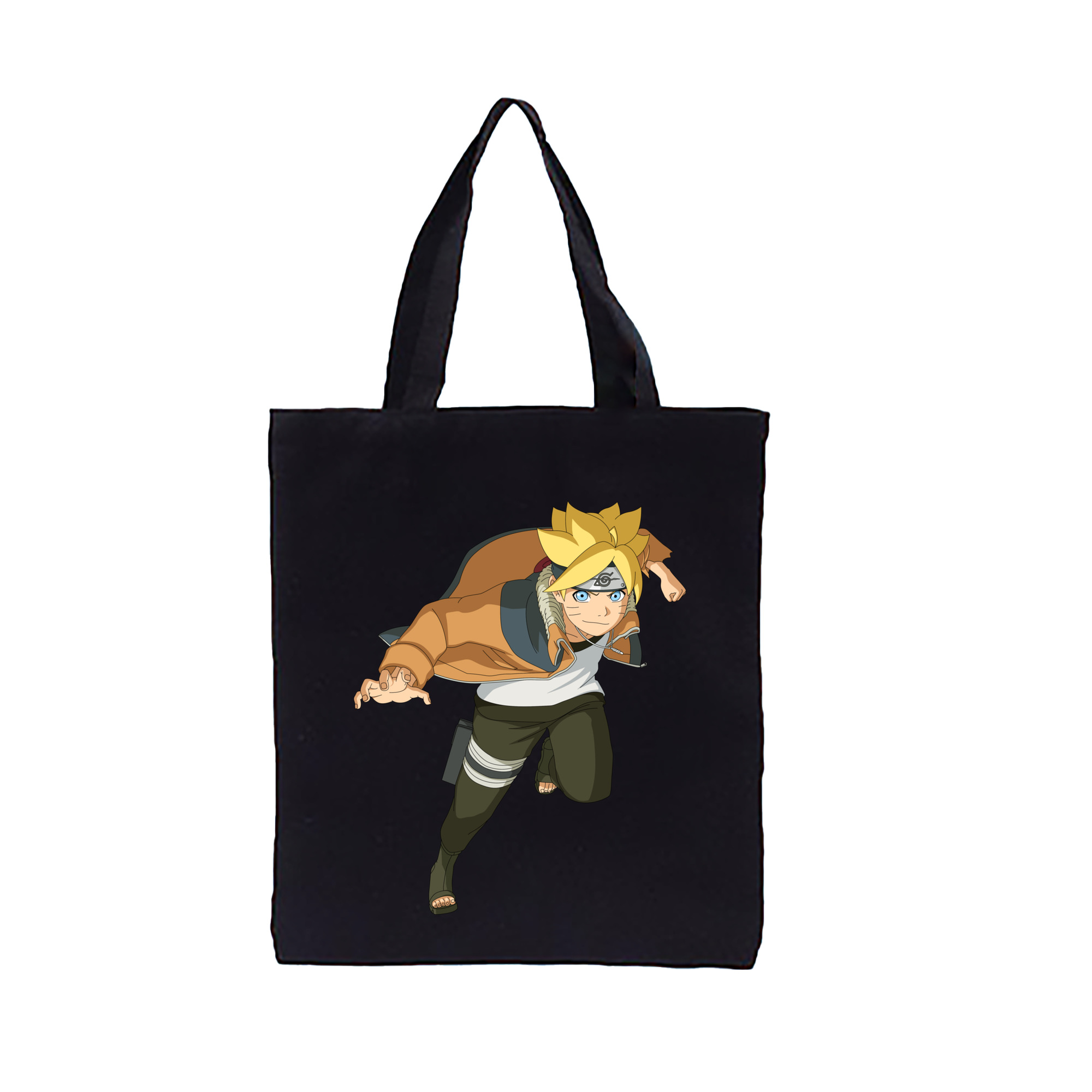 （画像用） NARUTO -ナルト- うずまき ナルト Uzumaki Naruto 縦型キャンバス生地手提げバッグ　トートバッグ