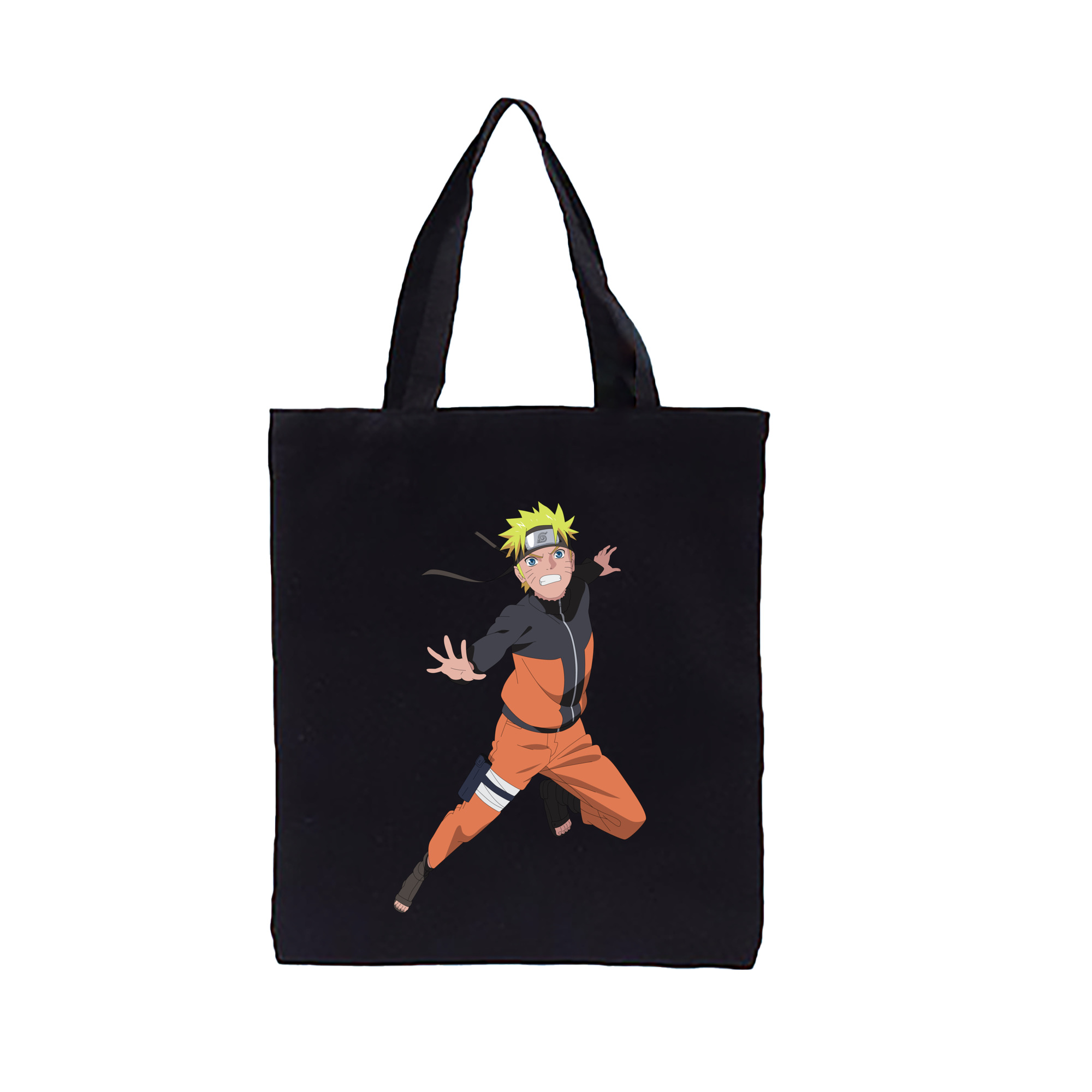 （画像用） NARUTO -ナルト- うずまき ナルト Uzumaki Naruto 縦型キャンバス生地手提げバッグ　トートバッグ