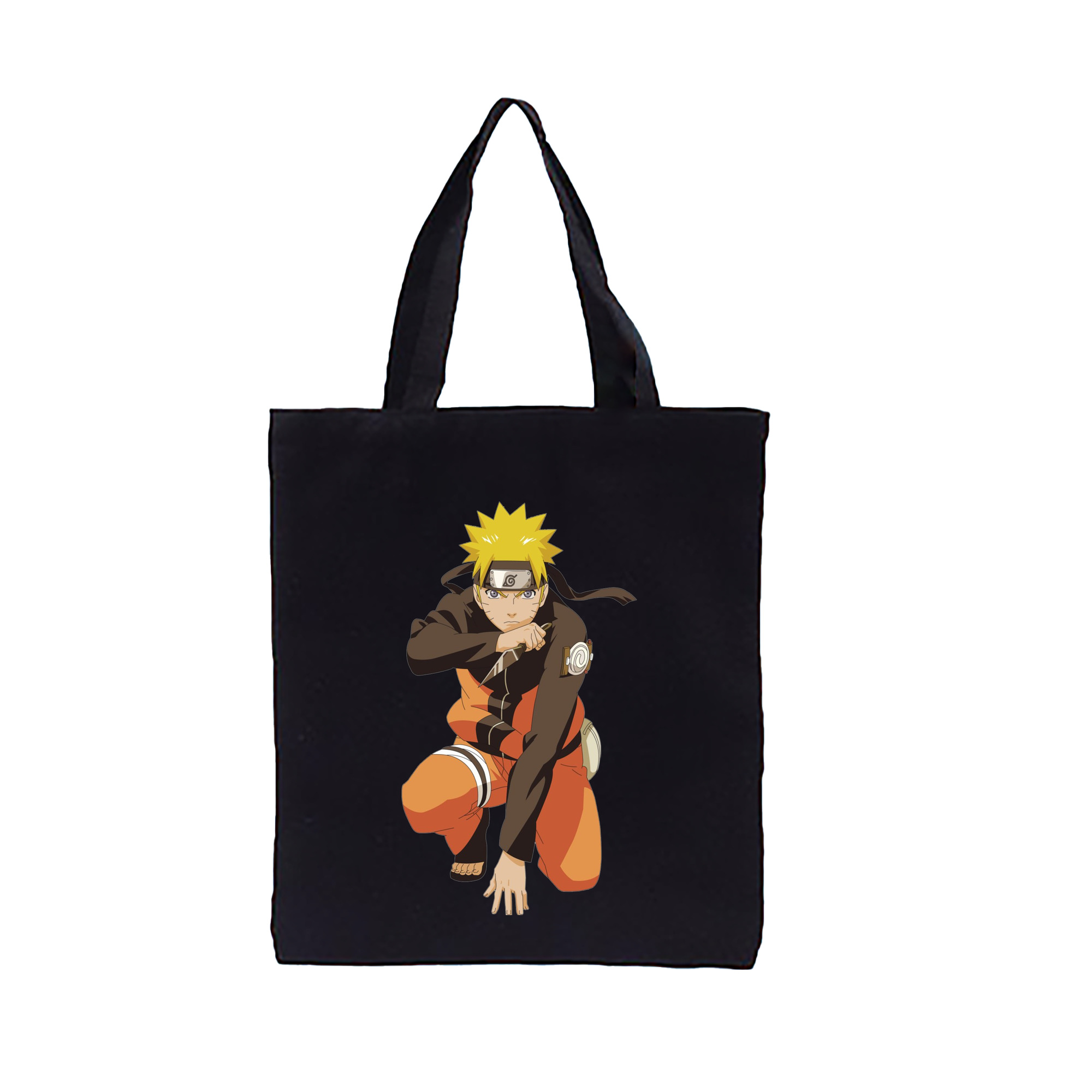 （画像用） NARUTO -ナルト- うずまき ナルト Uzumaki Naruto 縦型キャンバス生地手提げバッグ　トートバッグ
