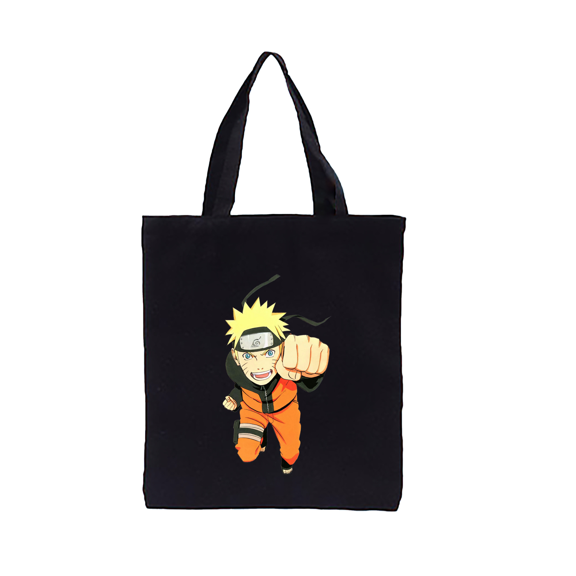 （画像用） NARUTO -ナルト- うずまき ナルト Uzumaki Naruto 縦型キャンバス生地手提げバッグ　トートバッグ