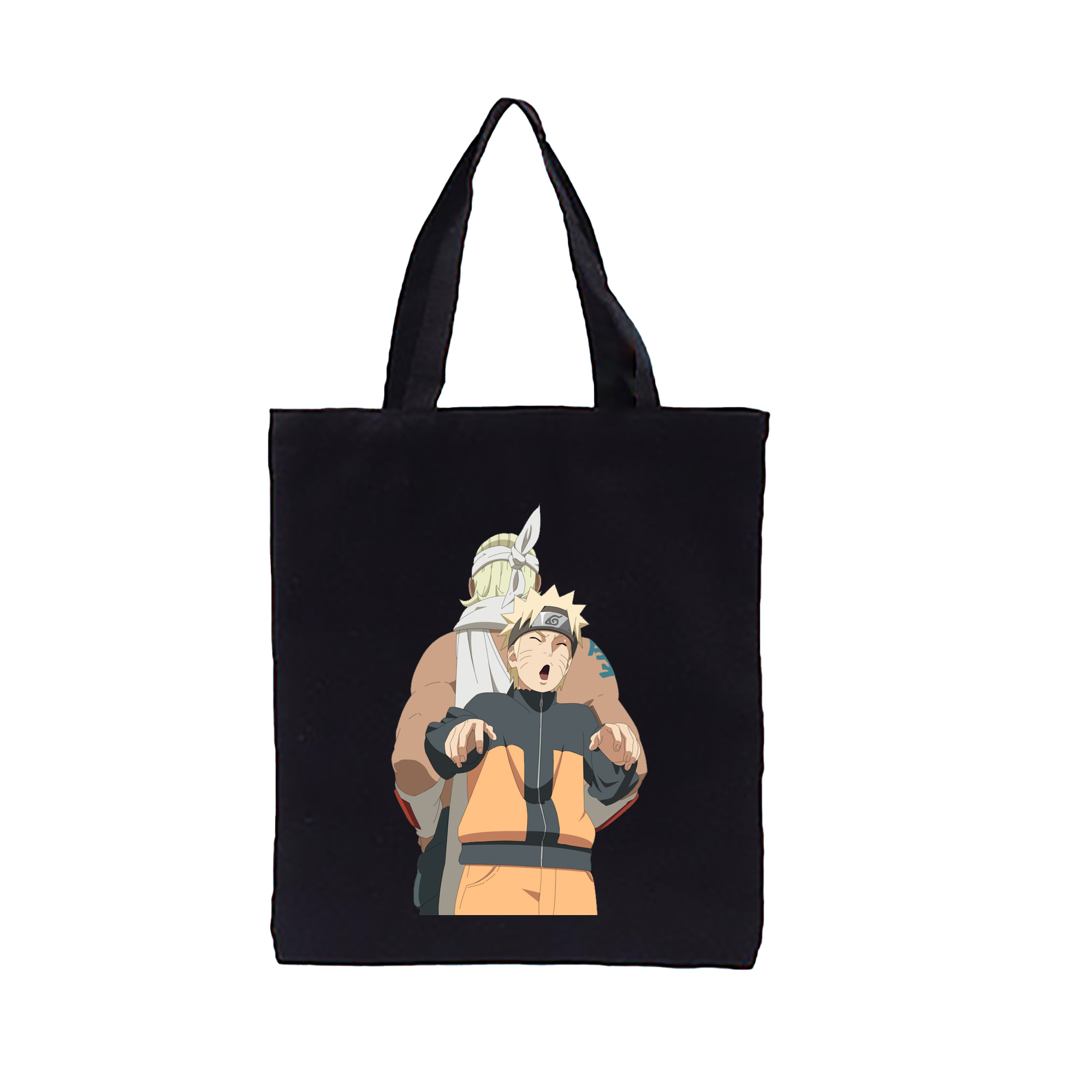（画像用） NARUTO -ナルト- うずまき ナルト Uzumaki Naruto 縦型キャンバス生地手提げバッグ　トートバッグ