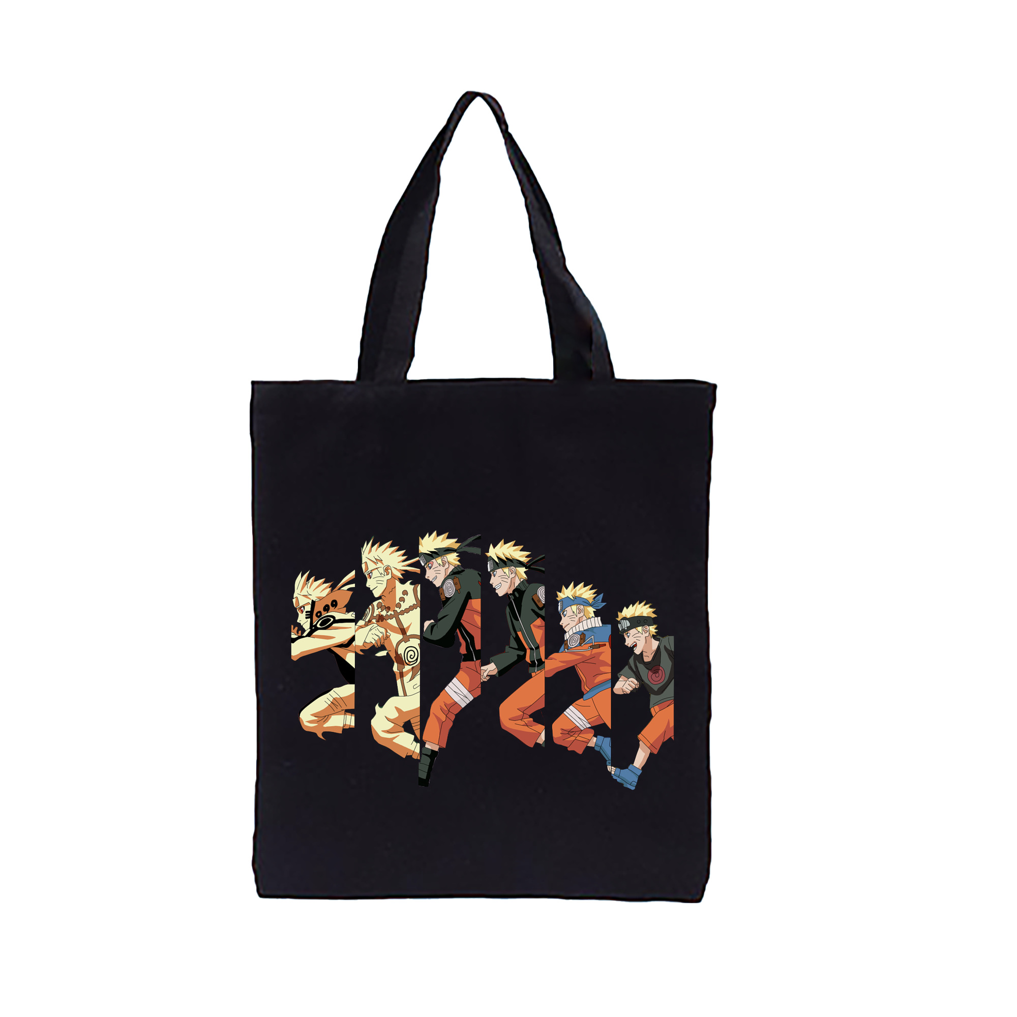 （画像用） NARUTO -ナルト- うずまき ナルト Uzumaki Naruto 縦型キャンバス生地手提げバッグ　トートバッグ