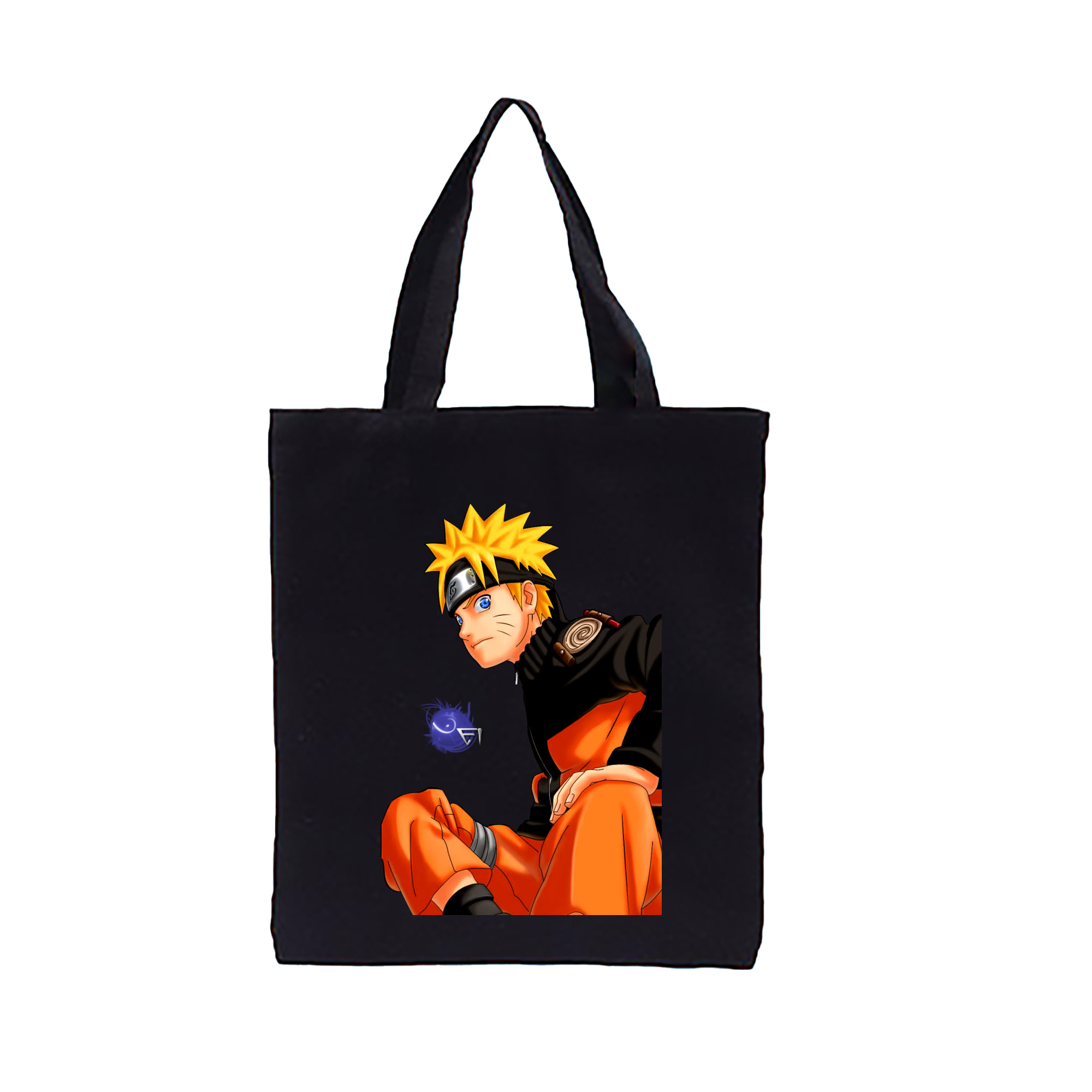 （画像用） NARUTO -ナルト- うずまき ナルト Uzumaki Naruto 縦型キャンバス生地手提げバッグ　トートバッグ