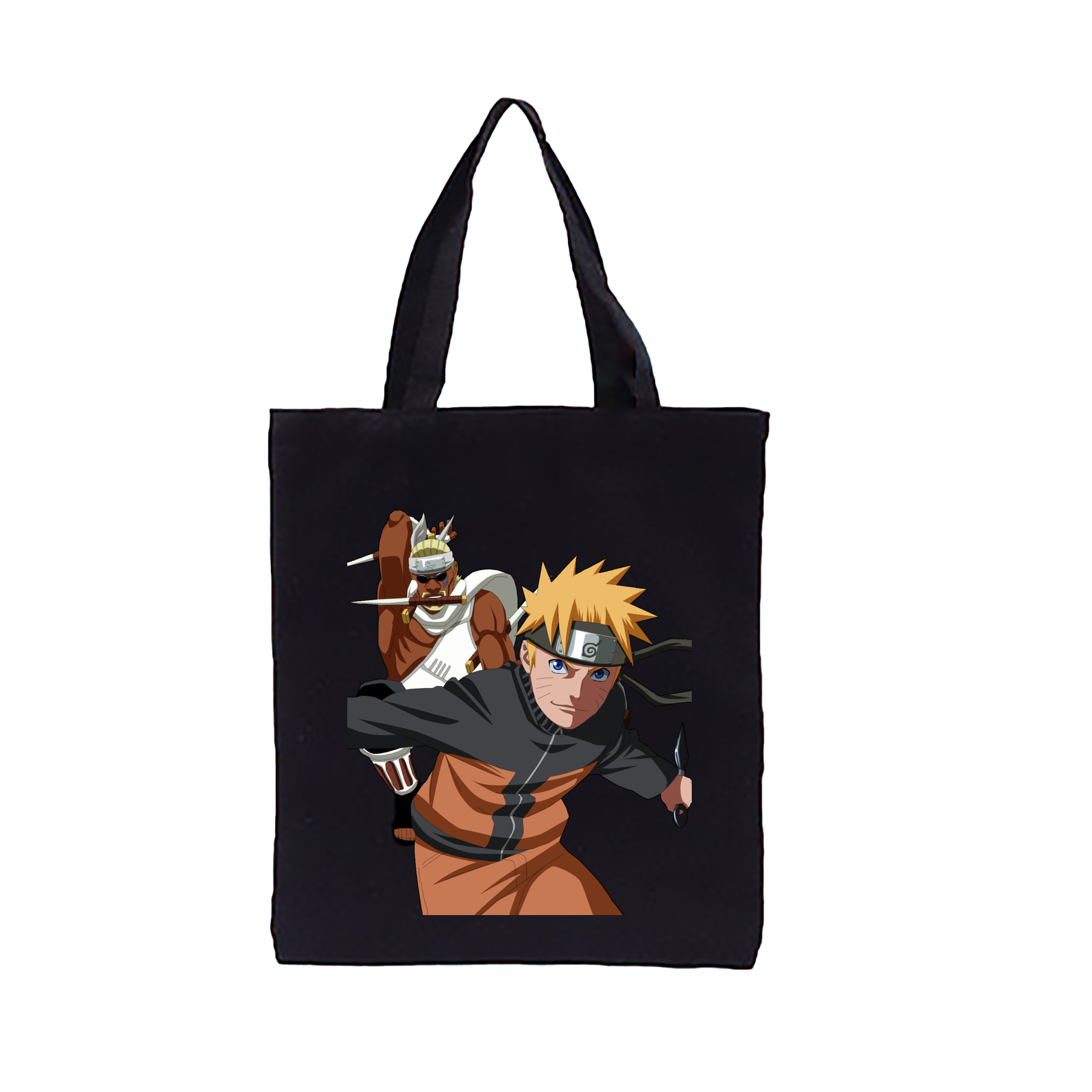（画像用） NARUTO -ナルト- うずまき ナルト Uzumaki Naruto 縦型キャンバス生地手提げバッグ　トートバッグ