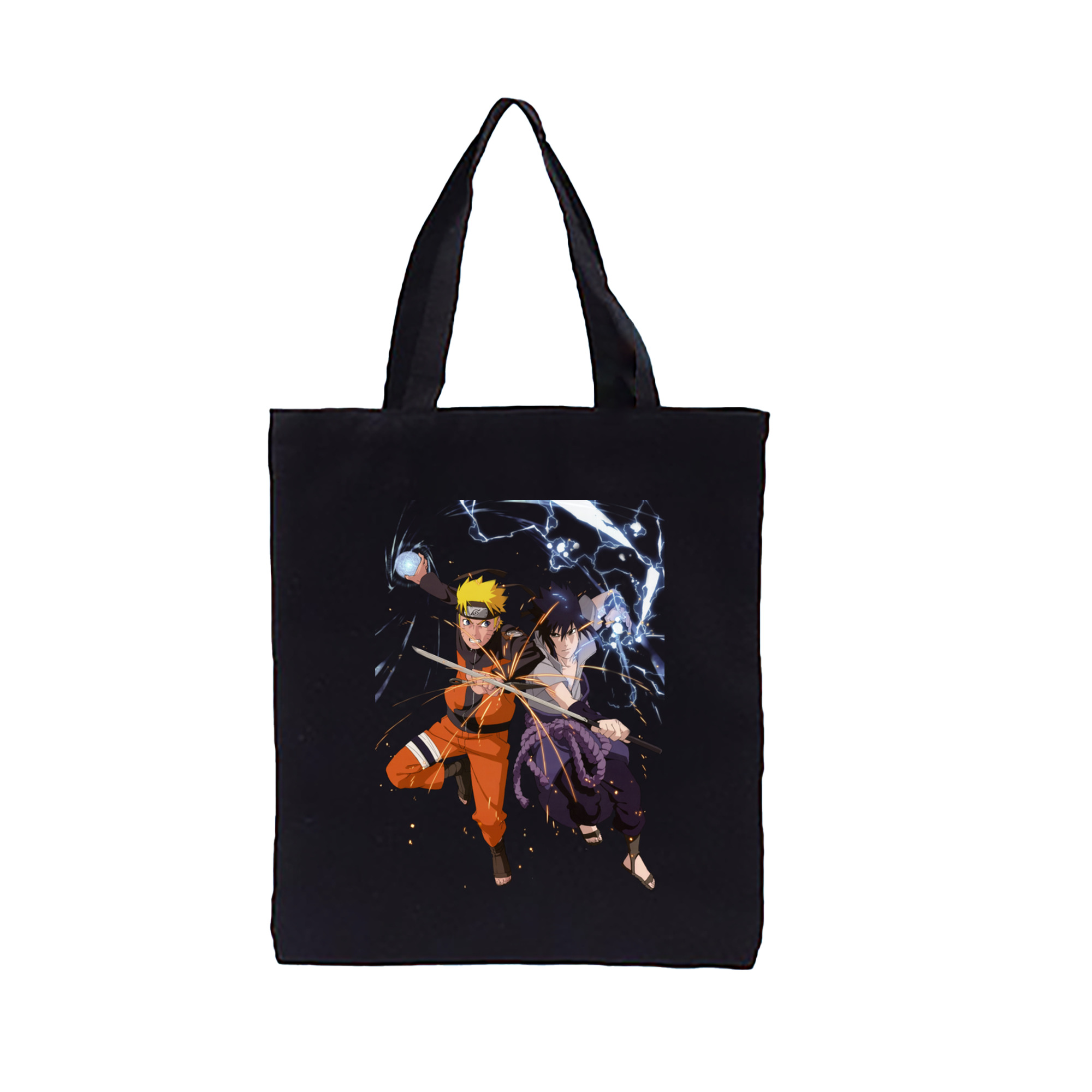 （画像用） NARUTO -ナルト- うずまき ナルト Uzumaki Naruto 縦型キャンバス生地手提げバッグ　トートバッグ