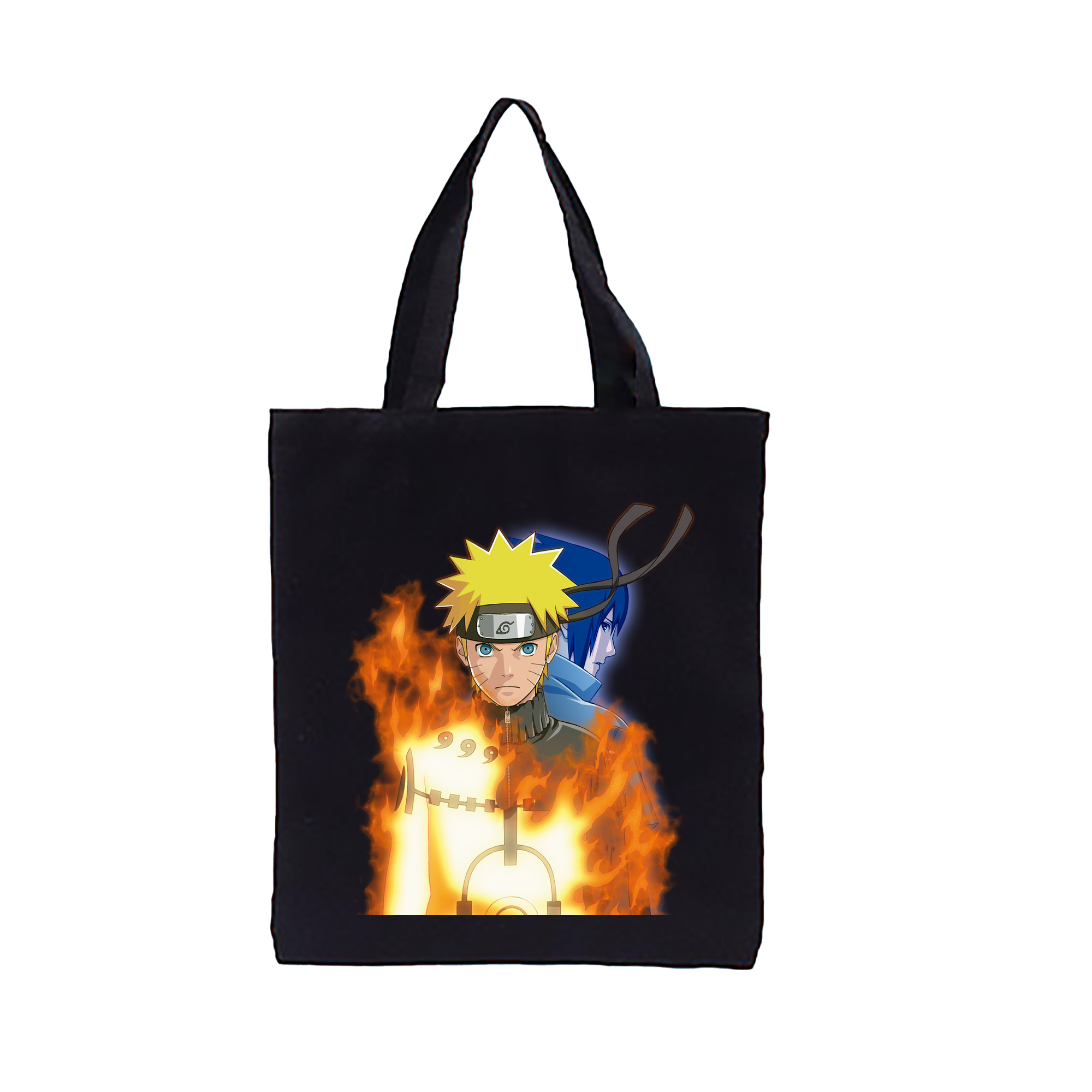 （画像用） NARUTO -ナルト- うずまき ナルト Uzumaki Naruto 縦型キャンバス生地手提げバッグ　トートバッグ