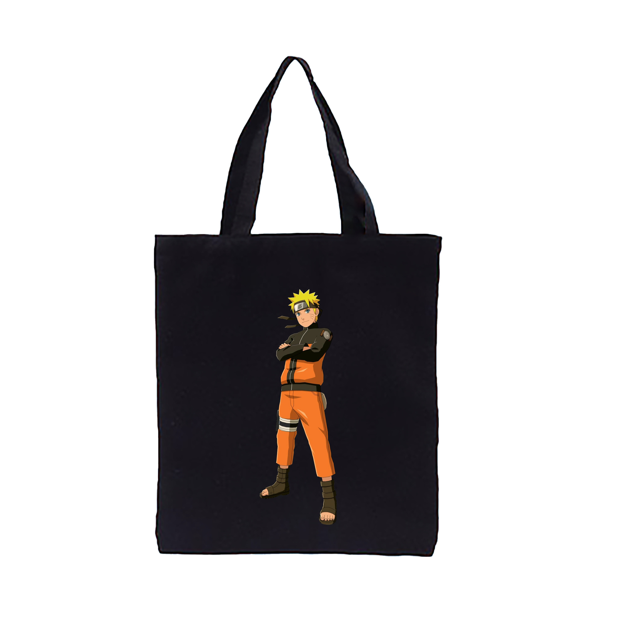 （画像用） NARUTO -ナルト- うずまき ナルト Uzumaki Naruto 縦型キャンバス生地手提げバッグ　トートバッグ