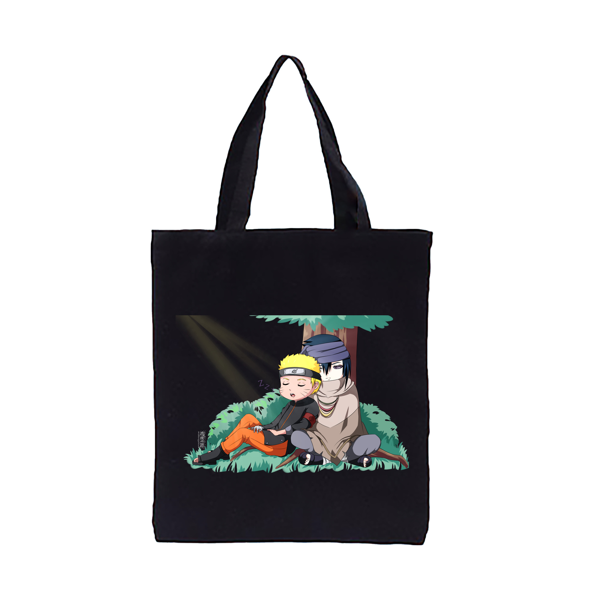 （画像用） NARUTO -ナルト- うずまき ナルト Uzumaki Naruto 縦型キャンバス生地手提げバッグ　トートバッグ