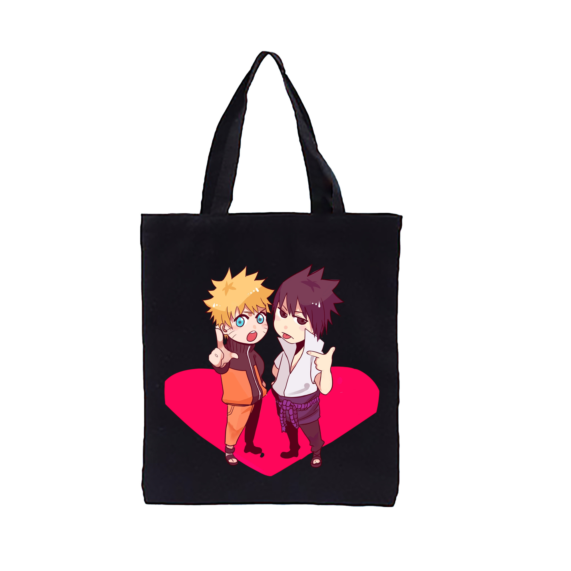 （画像用） NARUTO -ナルト- うずまき ナルト Uzumaki Naruto 縦型キャンバス生地手提げバッグ　トートバッグ