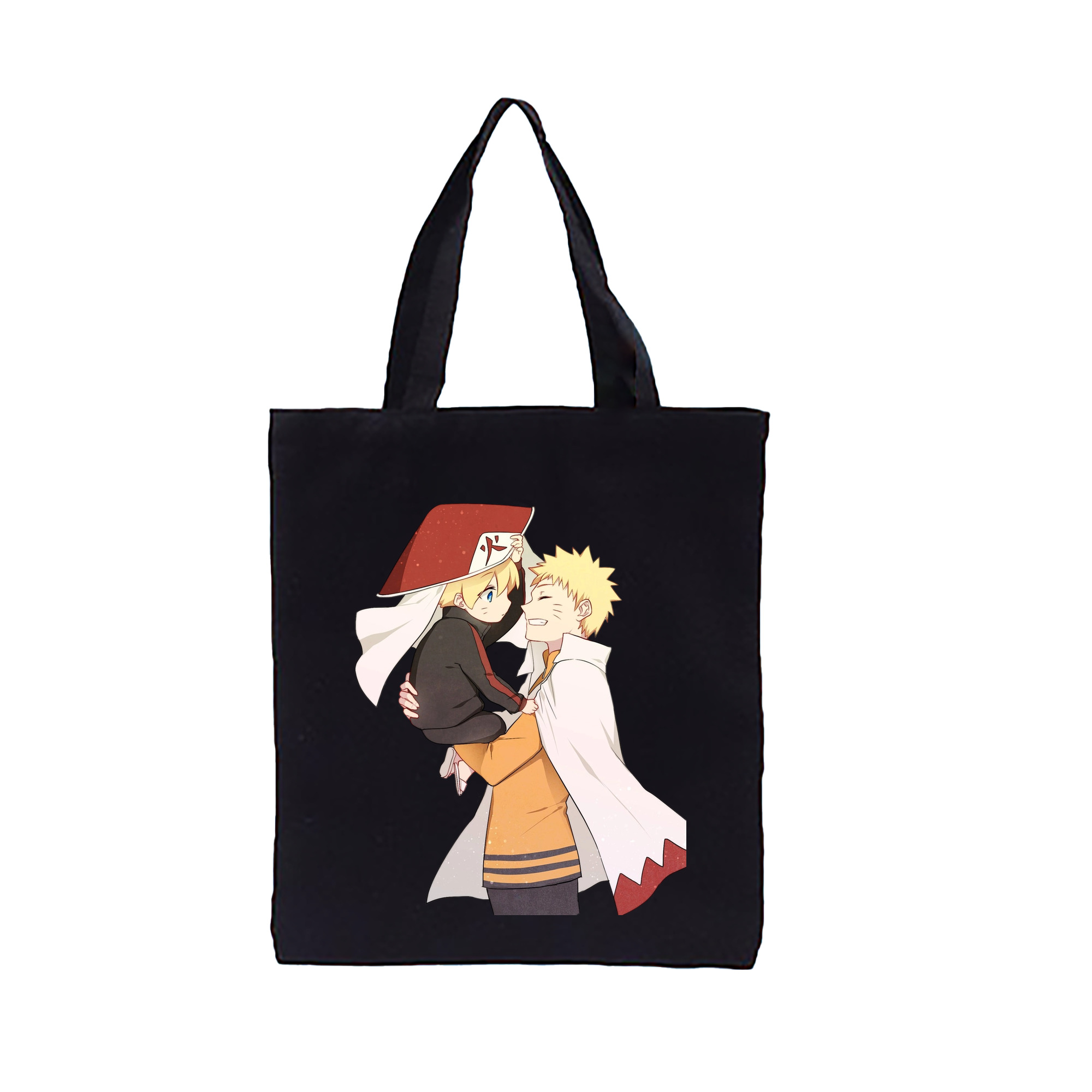 （画像用） NARUTO -ナルト- うずまき ナルト Uzumaki Naruto 縦型キャンバス生地手提げバッグ　トートバッグ