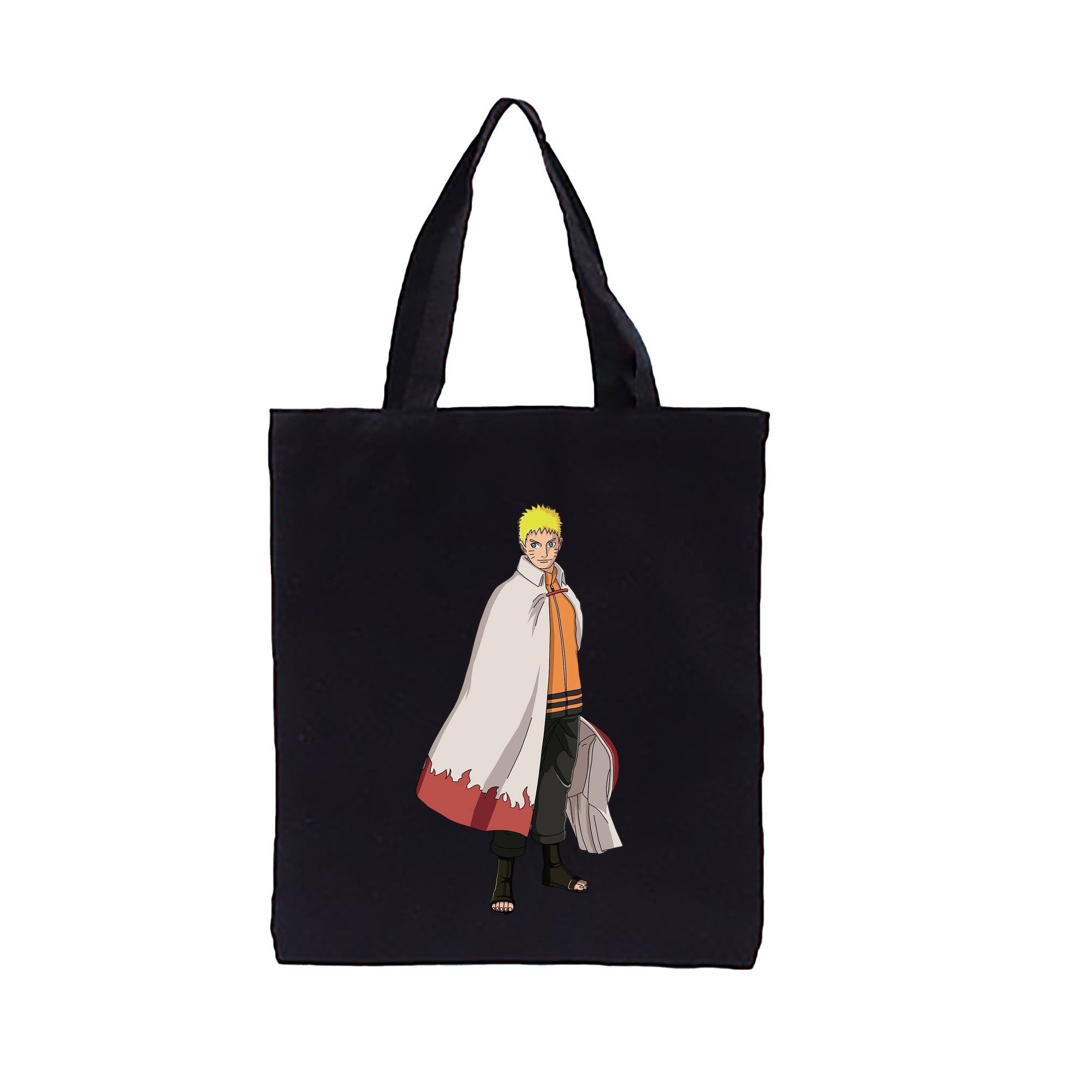 （画像用） NARUTO -ナルト- うずまき ナルト Uzumaki Naruto 縦型キャンバス生地手提げバッグ　トートバッグ