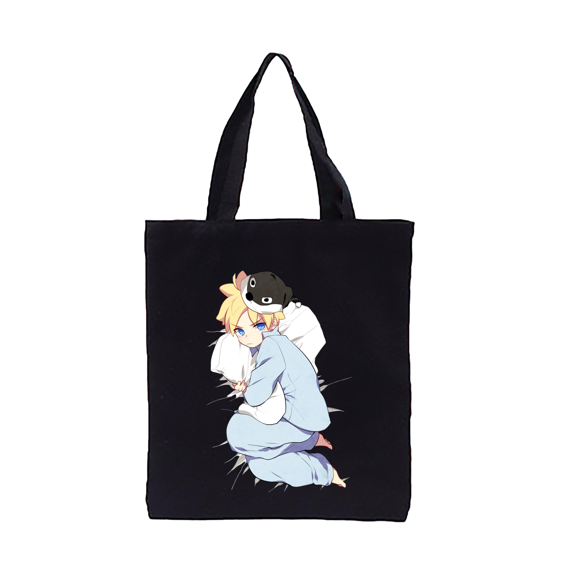 （画像用） NARUTO -ナルト- うずまき ナルト Uzumaki Naruto 縦型キャンバス生地手提げバッグ　トートバッグ