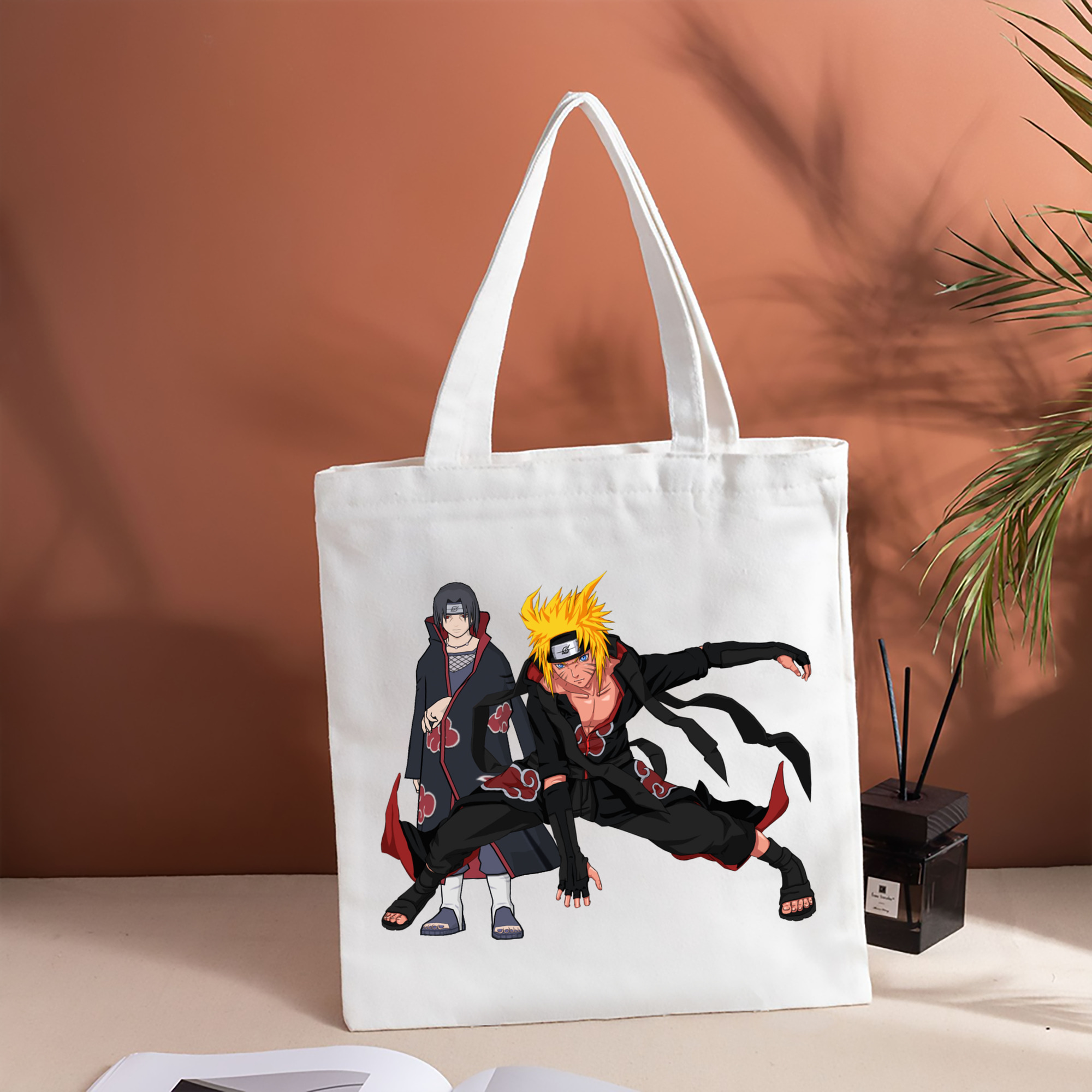 NARUTO -ナルト- うずまき ナルト Uzumaki Naruto 縦型キャンバス生地手提げバッグ　トートバッグ
