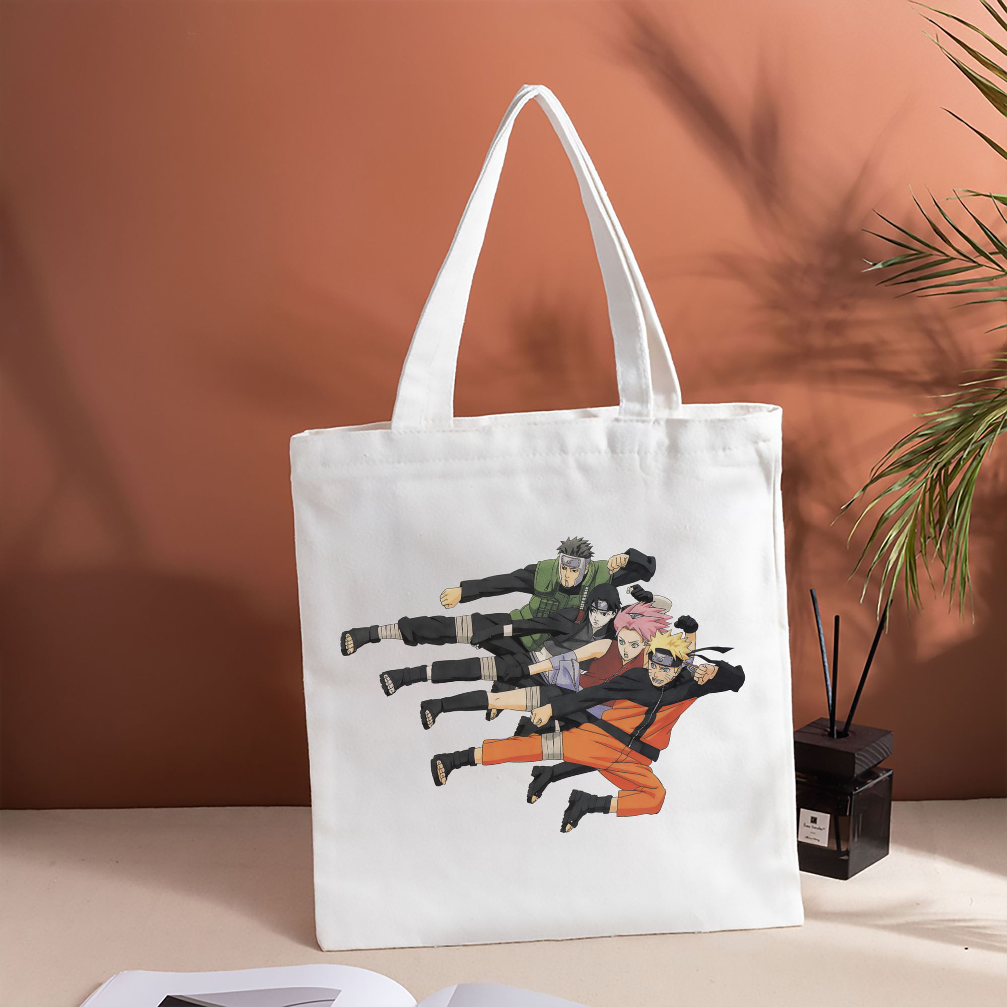 NARUTO -ナルト- うずまき ナルト Uzumaki Naruto 縦型キャンバス生地手提げバッグ　トートバッグ