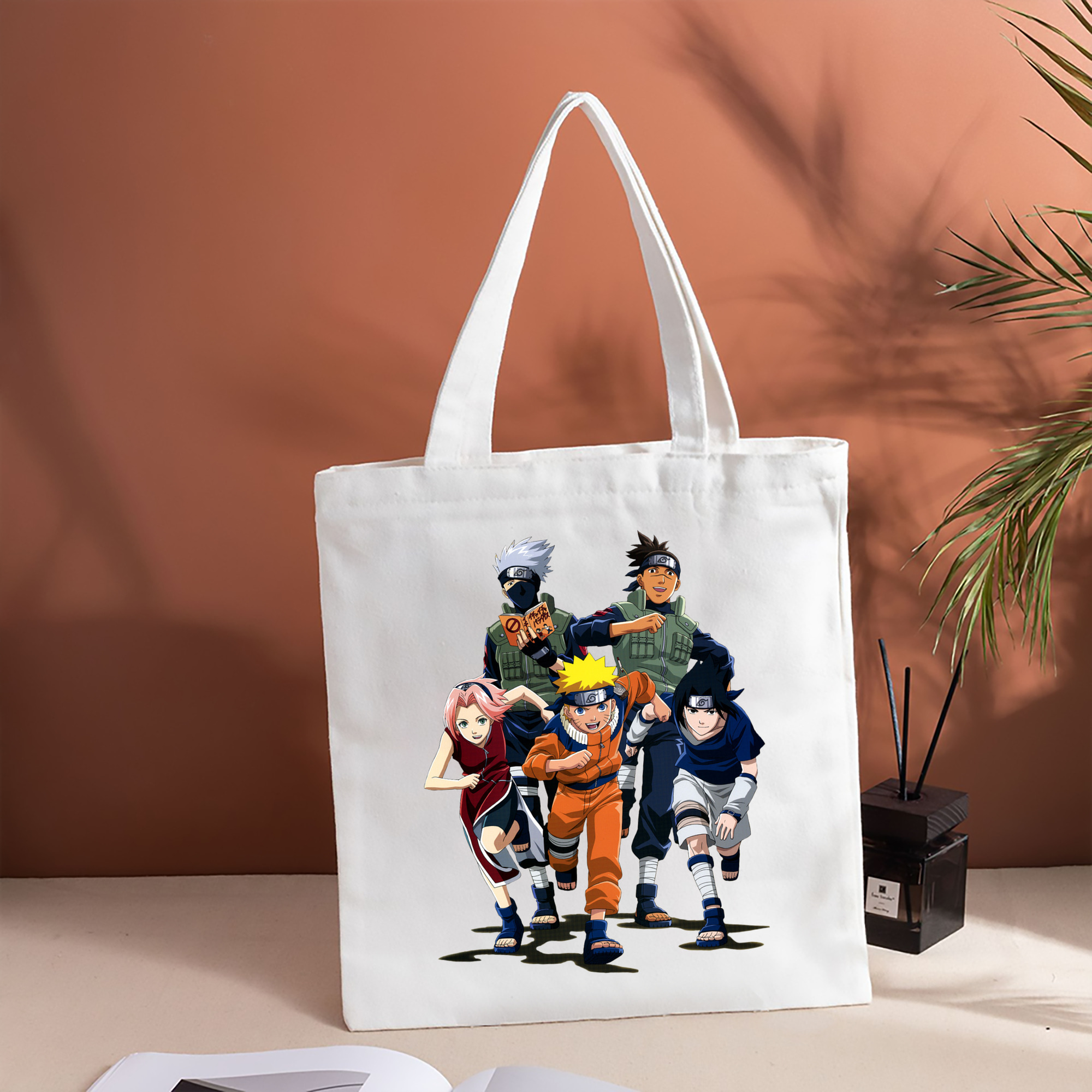 NARUTO -ナルト- うずまき ナルト Uzumaki Naruto 縦型キャンバス生地手提げバッグ　トートバッグ
