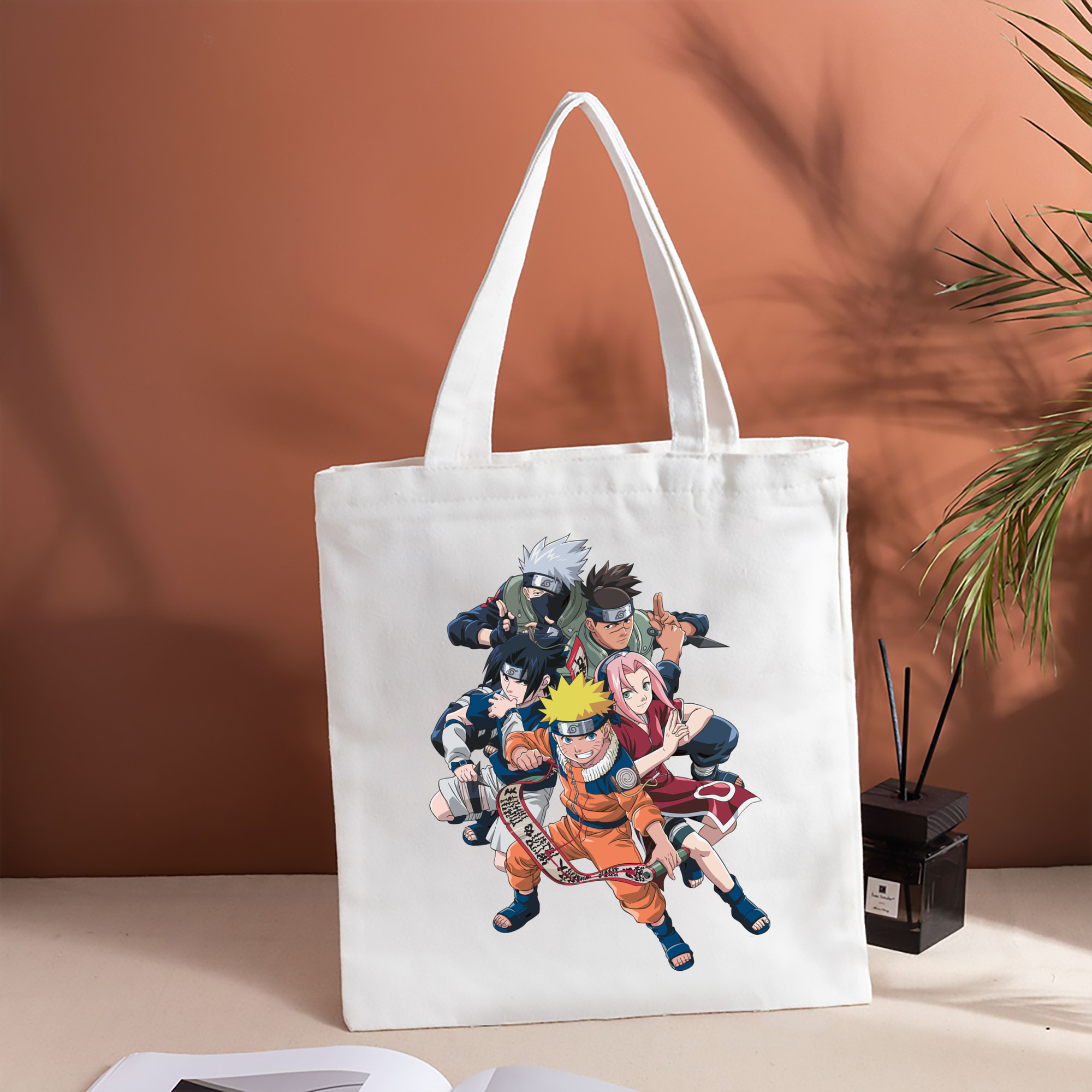 NARUTO -ナルト- うずまき ナルト Uzumaki Naruto 縦型キャンバス生地手提げバッグ　トートバッグ