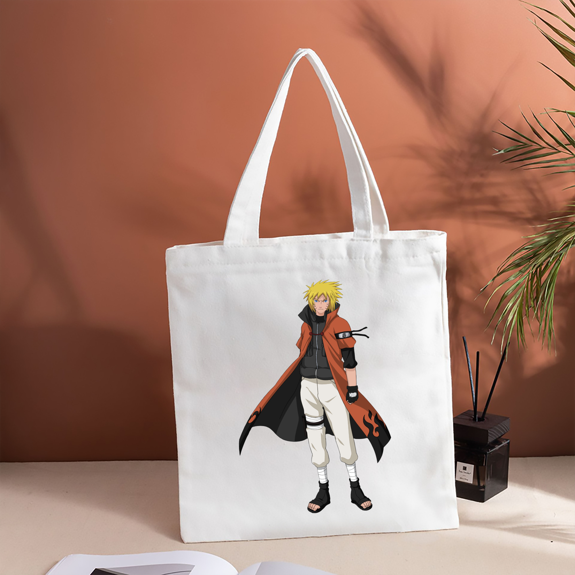NARUTO -ナルト- うずまき ナルト Uzumaki Naruto 縦型キャンバス生地手提げバッグ　トートバッグ