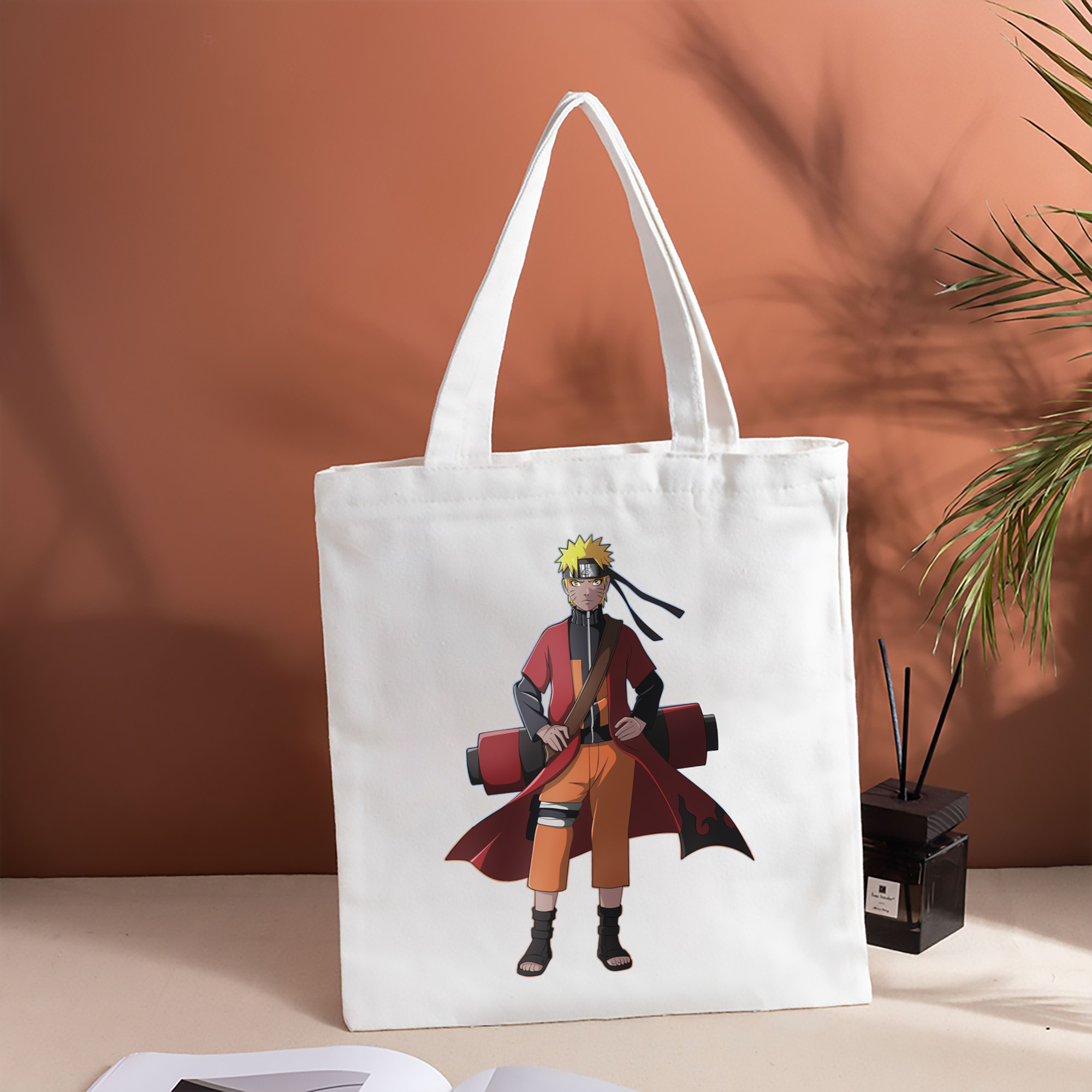 NARUTO -ナルト- うずまき ナルト Uzumaki Naruto 縦型キャンバス生地手提げバッグ　トートバッグ