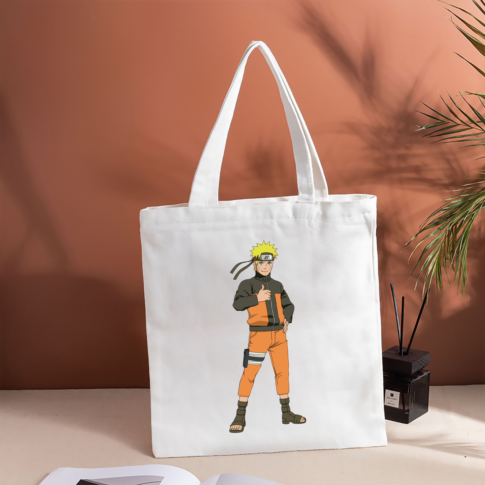 NARUTO -ナルト- うずまき ナルト Uzumaki Naruto 縦型キャンバス生地手提げバッグ　トートバッグ