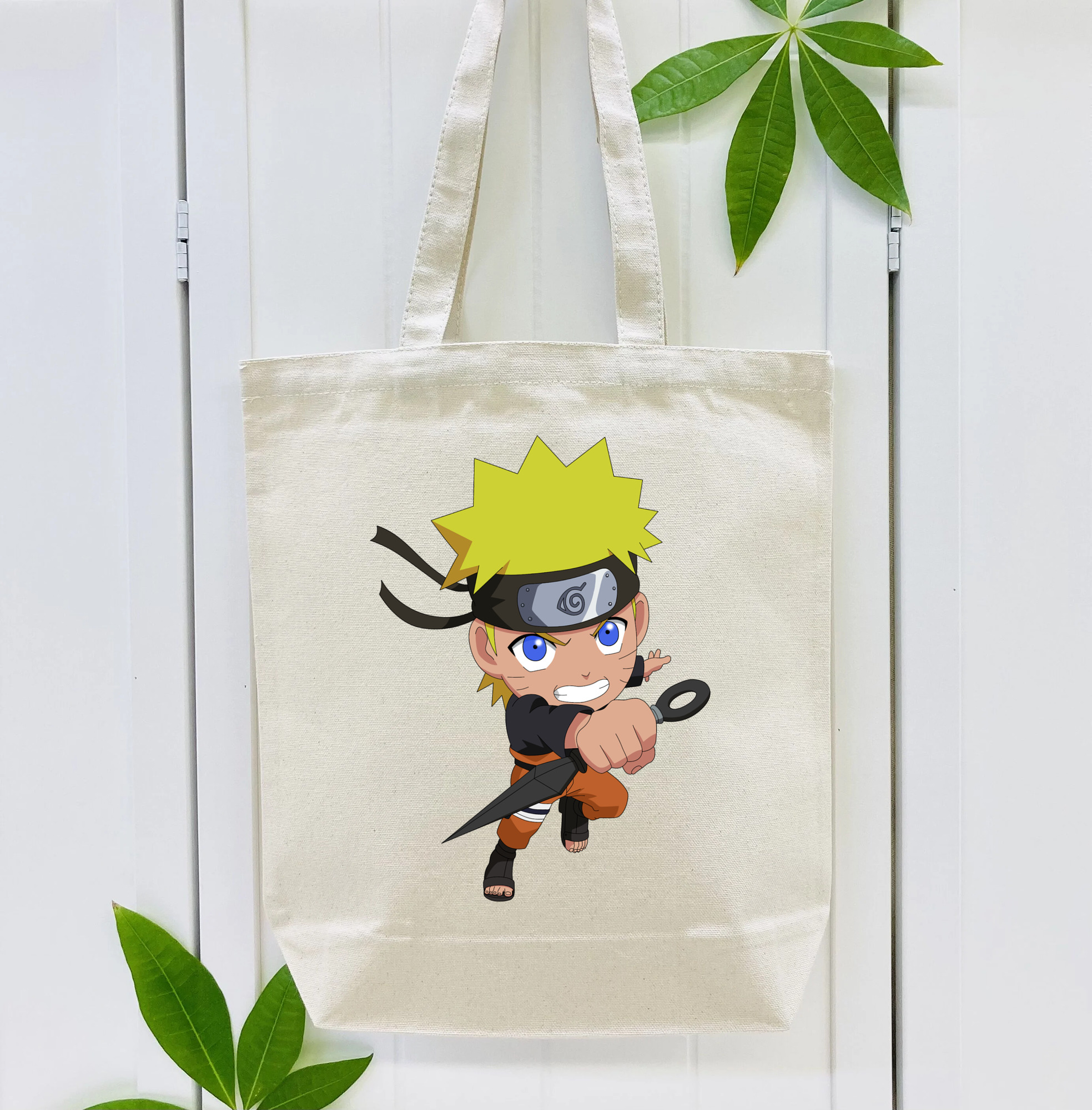 NARUTO -ナルト- うずまき ナルト Uzumaki Naruto 縦型キャンバス生地手提げバッグ　トートバッグ