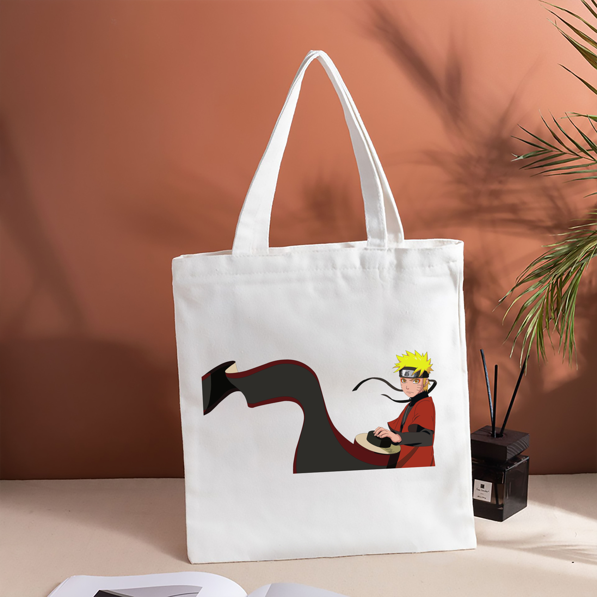 NARUTO -ナルト- うずまき ナルト Uzumaki Naruto 縦型キャンバス生地手提げバッグ　トートバッグ
