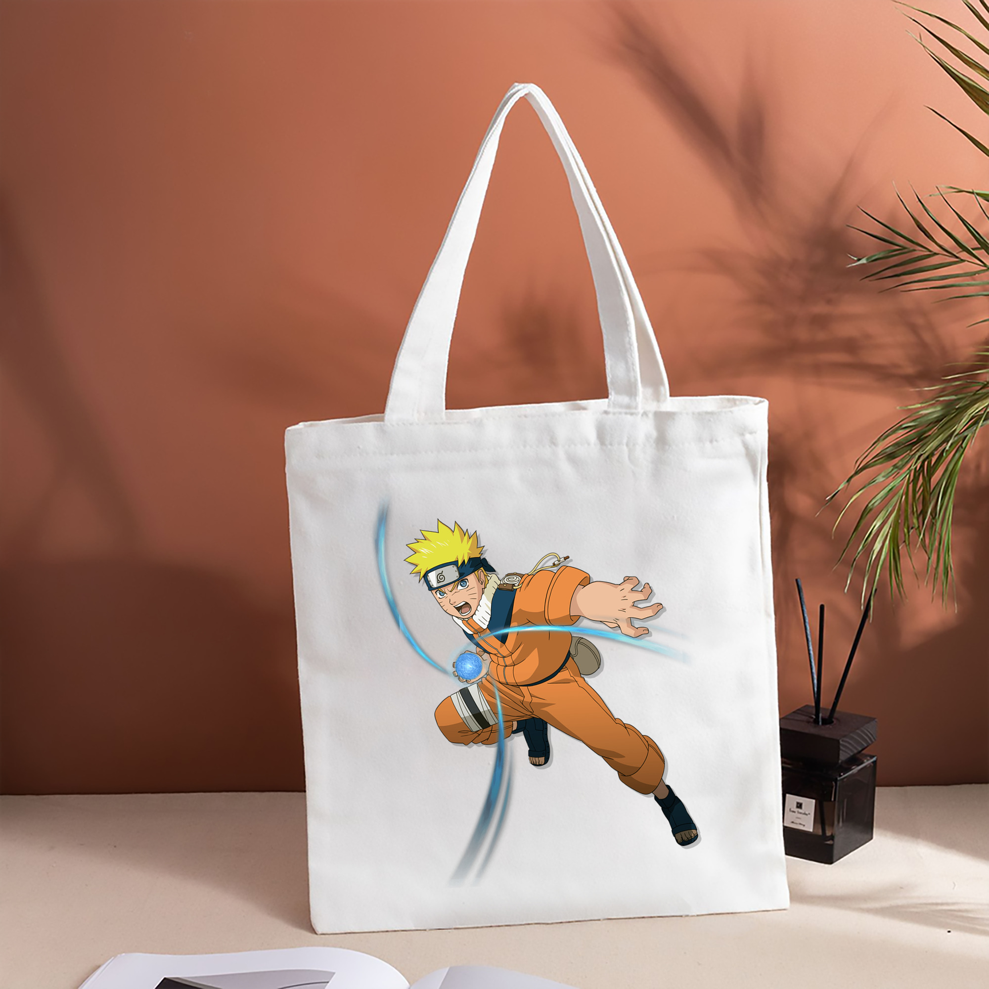 NARUTO -ナルト- うずまき ナルト Uzumaki Naruto 縦型キャンバス生地手提げバッグ　トートバッグ
