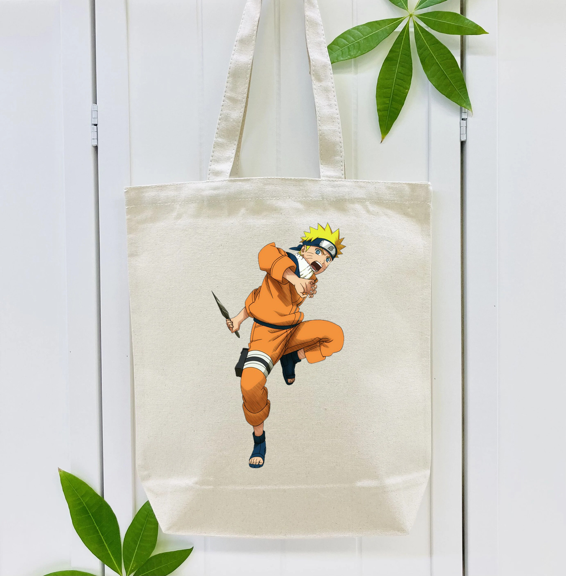 NARUTO -ナルト- うずまき ナルト Uzumaki Naruto 縦型キャンバス生地手提げバッグ　トートバッグ