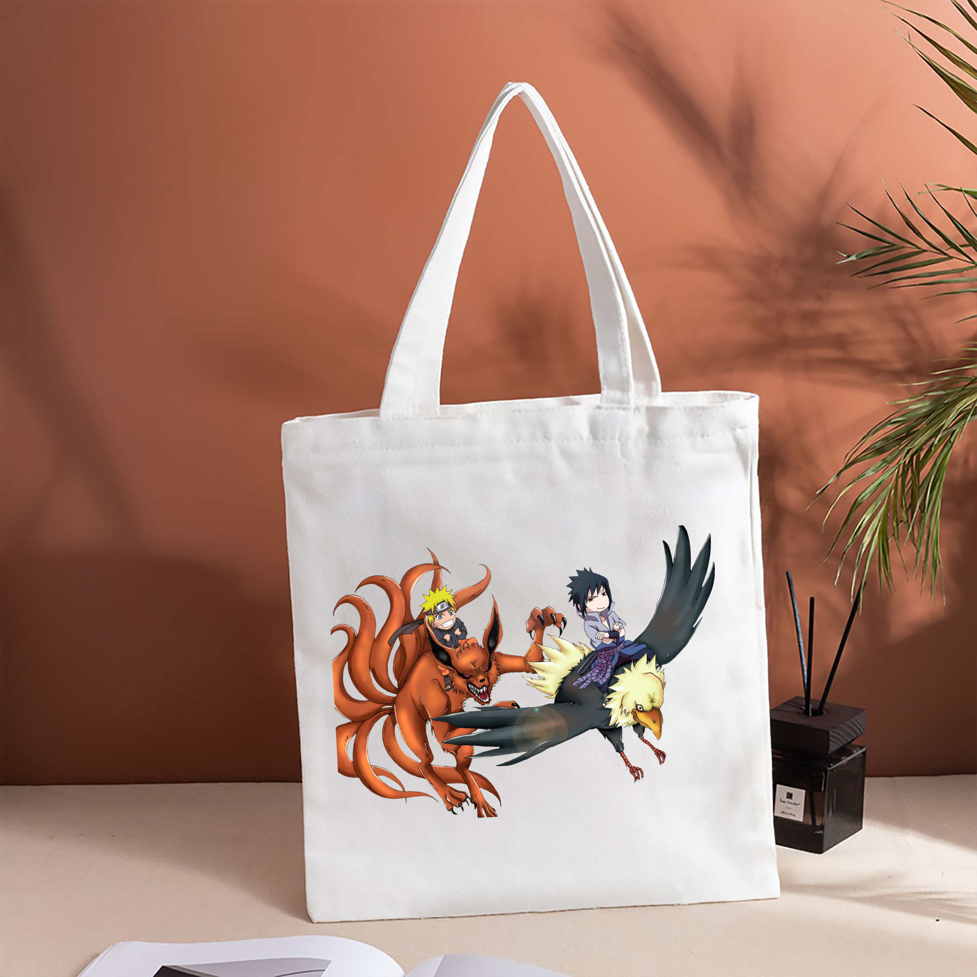 NARUTO -ナルト- うずまき ナルト Uzumaki Naruto 縦型キャンバス生地手提げバッグ　トートバッグ
