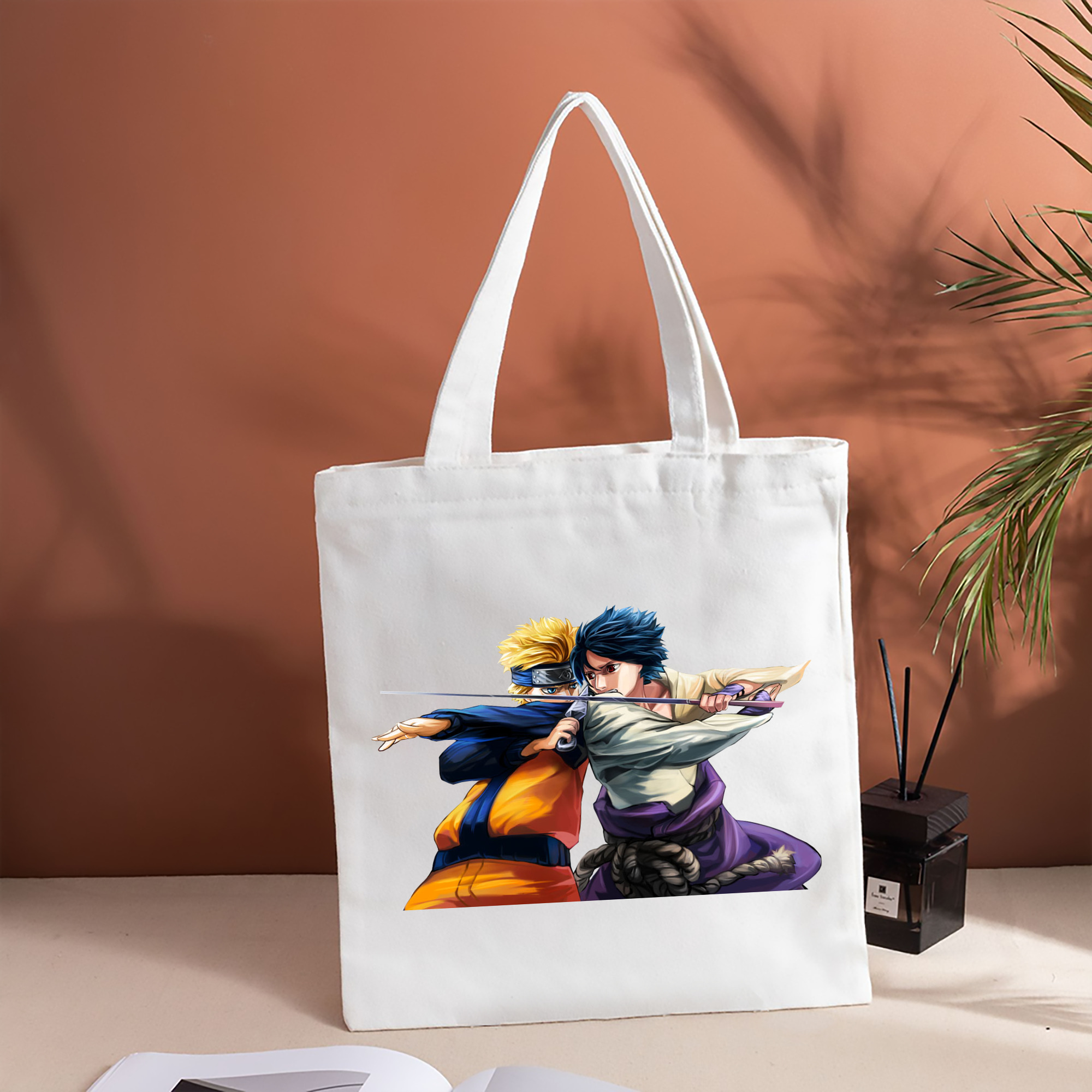 NARUTO -ナルト- うずまき ナルト Uzumaki Naruto 縦型キャンバス生地手提げバッグ　トートバッグ