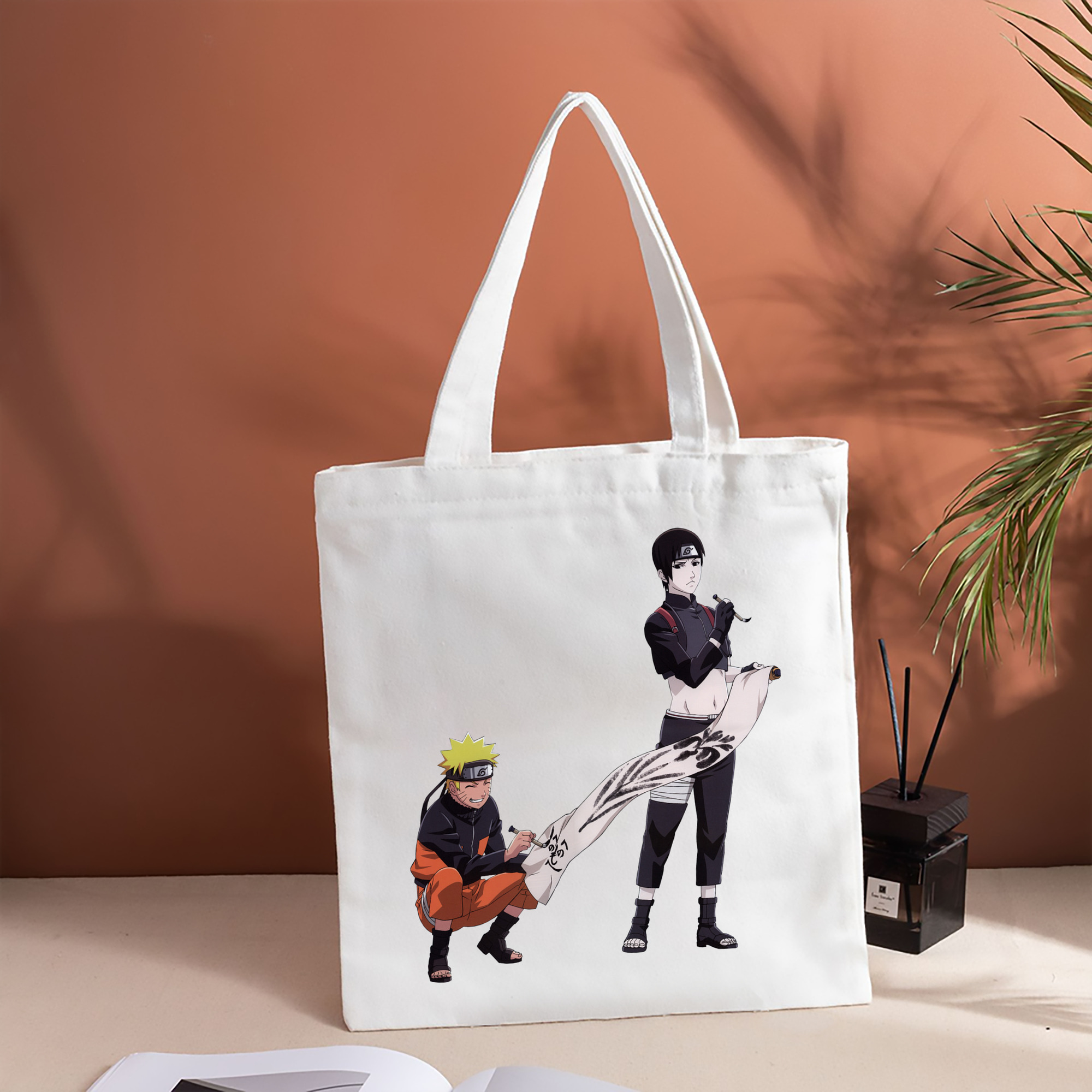 NARUTO -ナルト- うずまき ナルト Uzumaki Naruto 縦型キャンバス生地手提げバッグ　トートバッグ