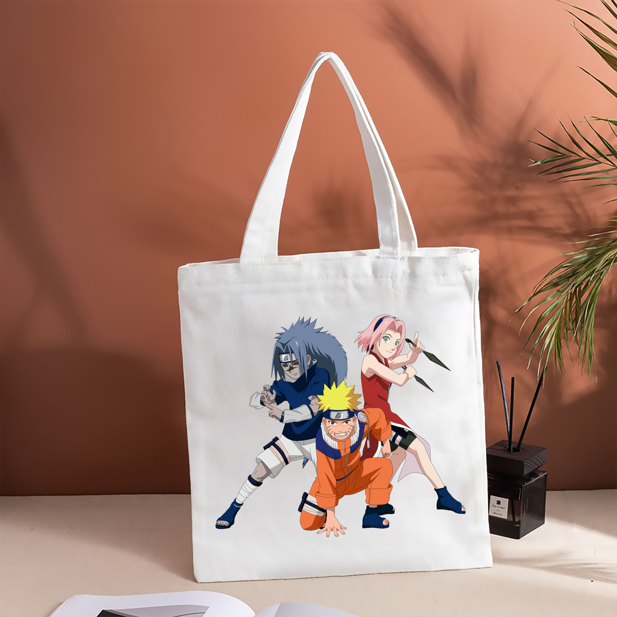NARUTO -ナルト- うずまき ナルト Uzumaki Naruto 縦型キャンバス生地手提げバッグ　トートバッグ