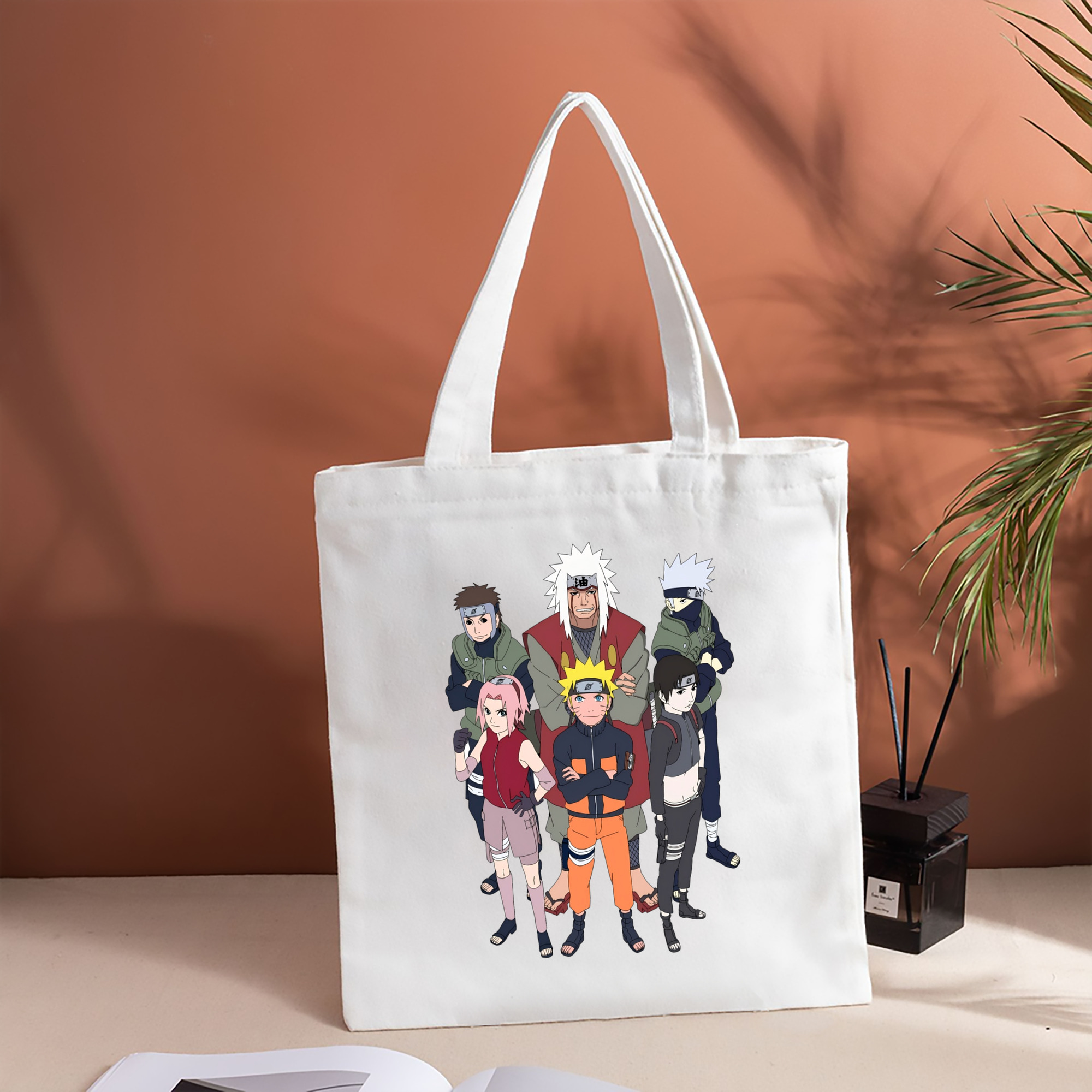 NARUTO -ナルト- うずまき ナルト Uzumaki Naruto 縦型キャンバス生地手提げバッグ　トートバッグ